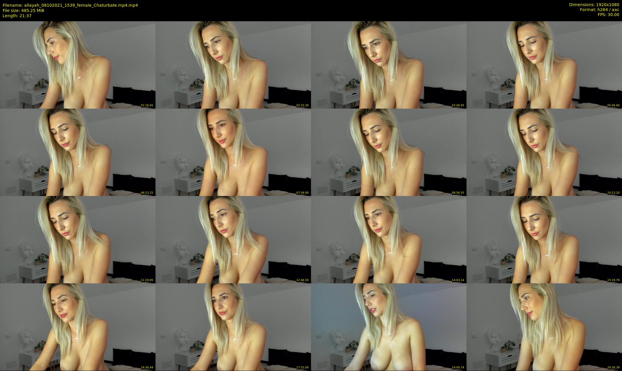 allayah — 22 minute Chaturbate female cam show recording, 1080p, Oct 8, 2021