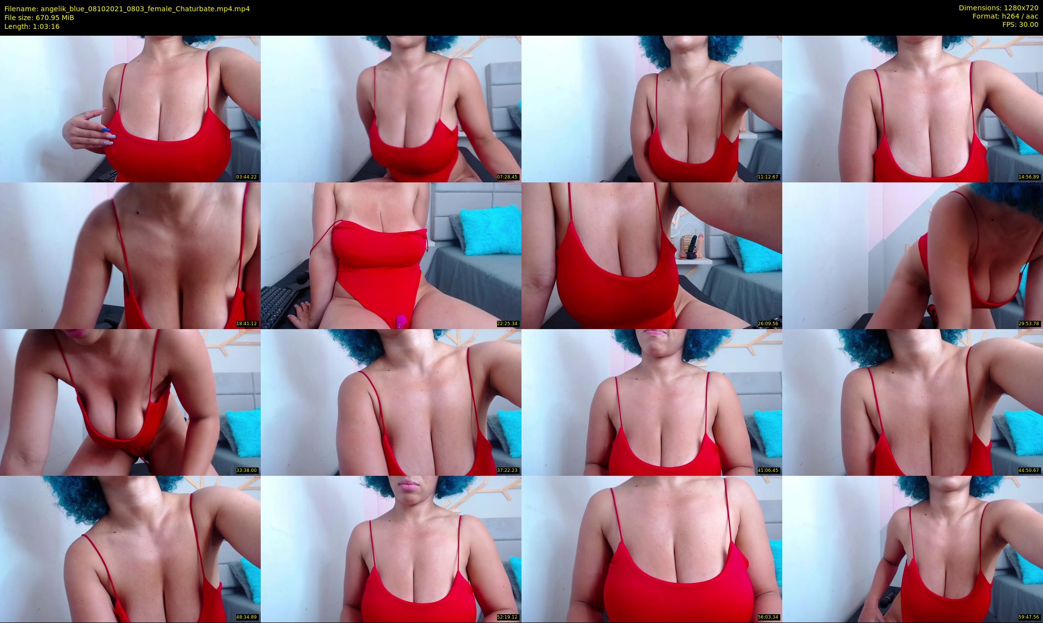 angelik_blue — 64 minute Chaturbate female cam show recording, 720p, Oct 8, 2021