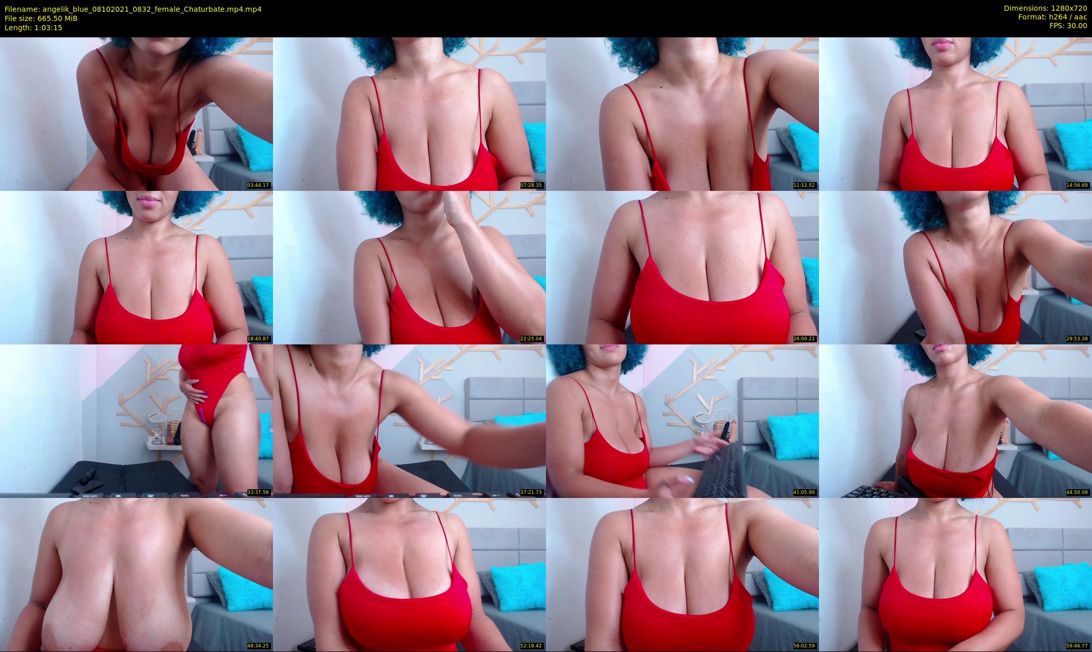 angelik_blue — 64 minute Chaturbate female cam show recording, 720p, Oct 8, 2021
