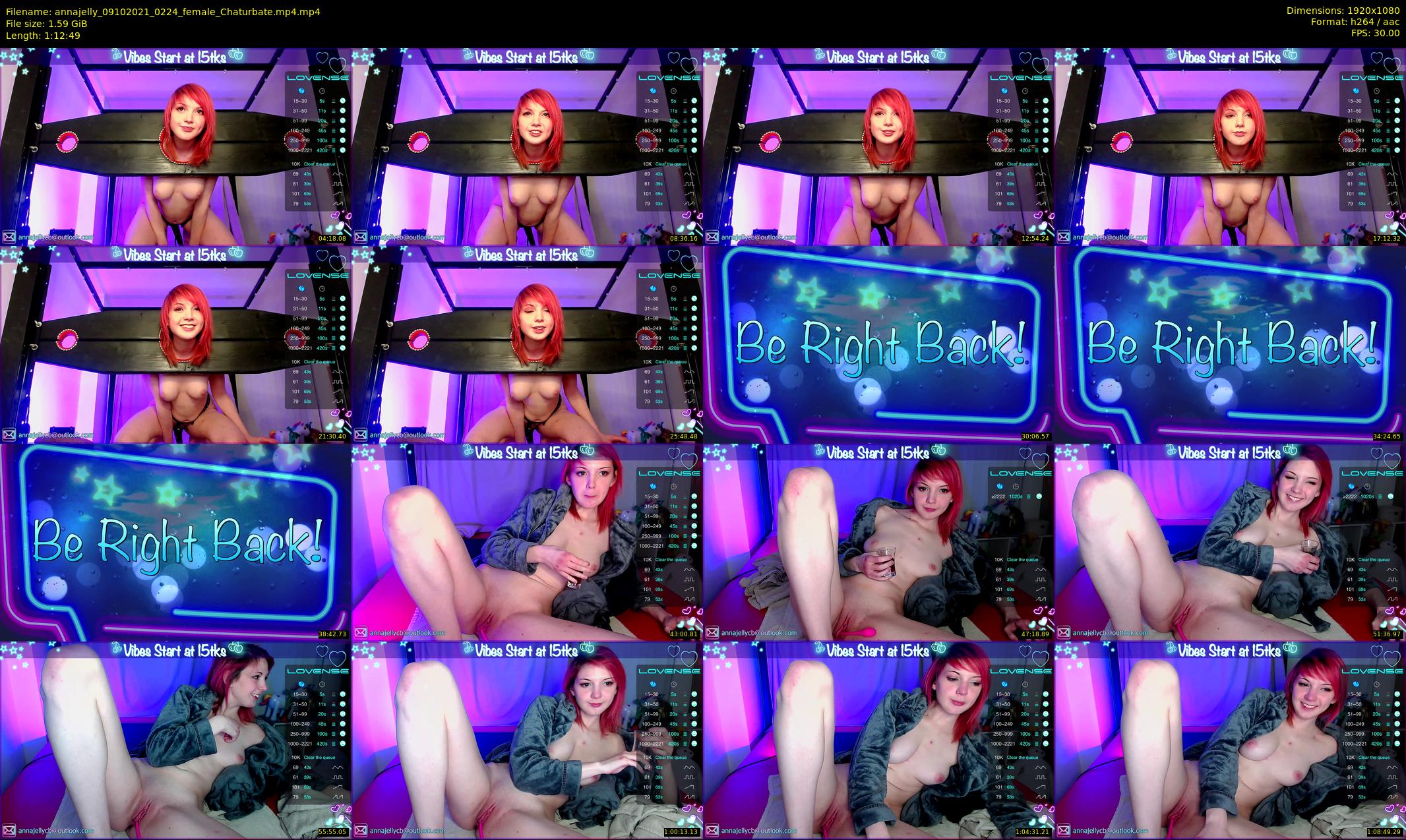 annajelly — 73 minute Chaturbate couple cam show recording, 1080p, Oct 9, 2021