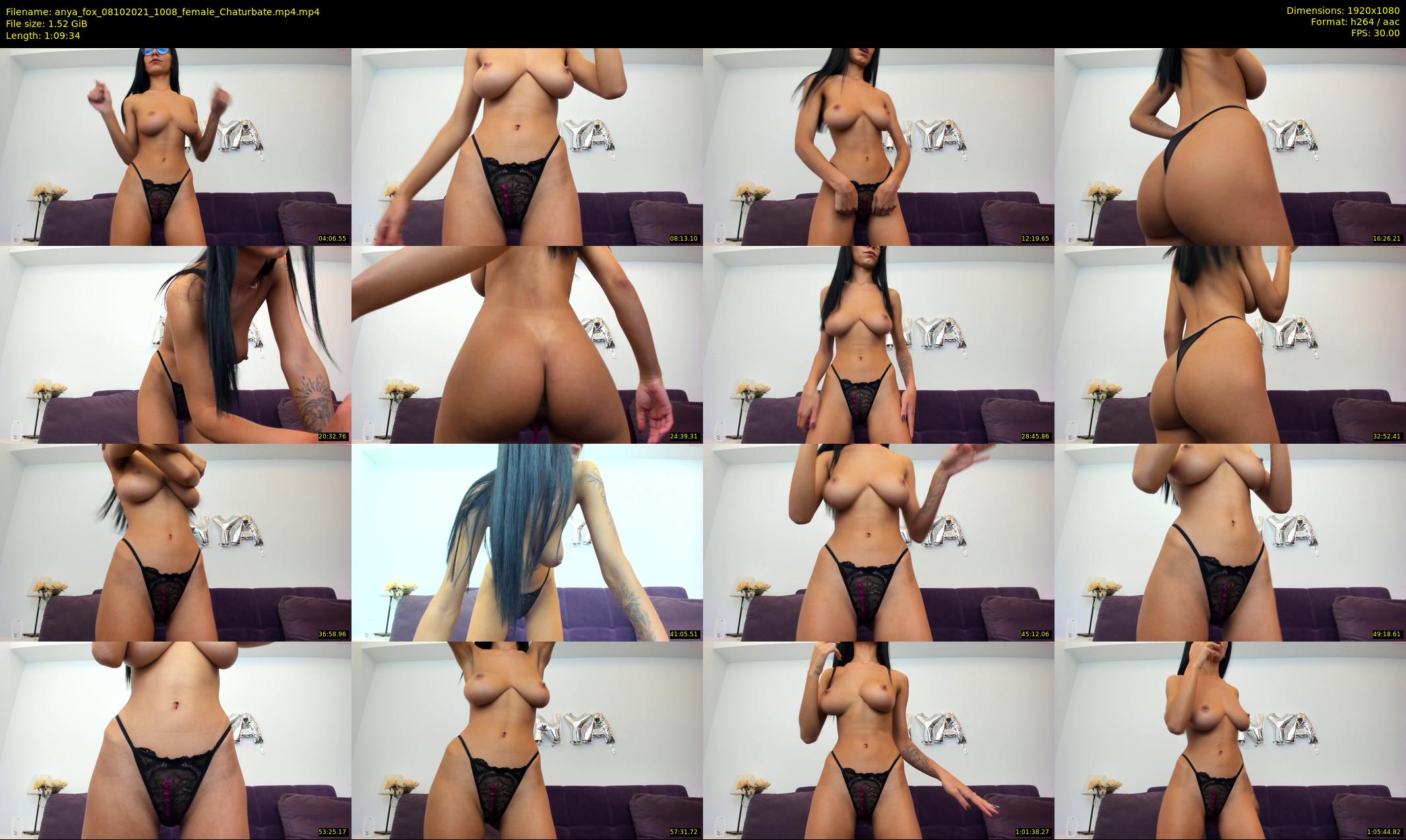 anya_fox — 70 minute Chaturbate female cam show recording, 1080p, Oct 8, 2021