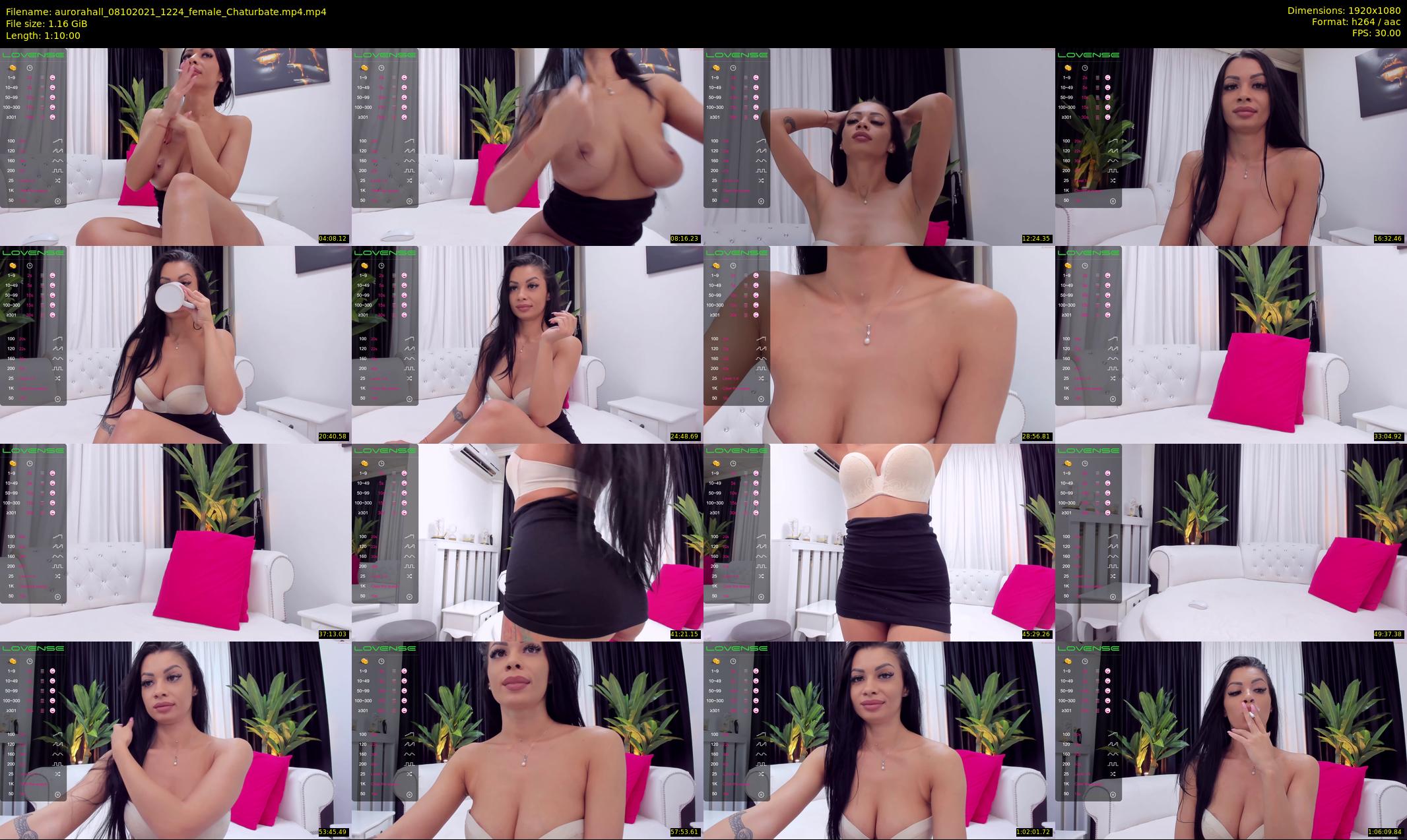 aurorahall — 70 minute Chaturbate female cam show recording, 1080p, Oct 8, 2021