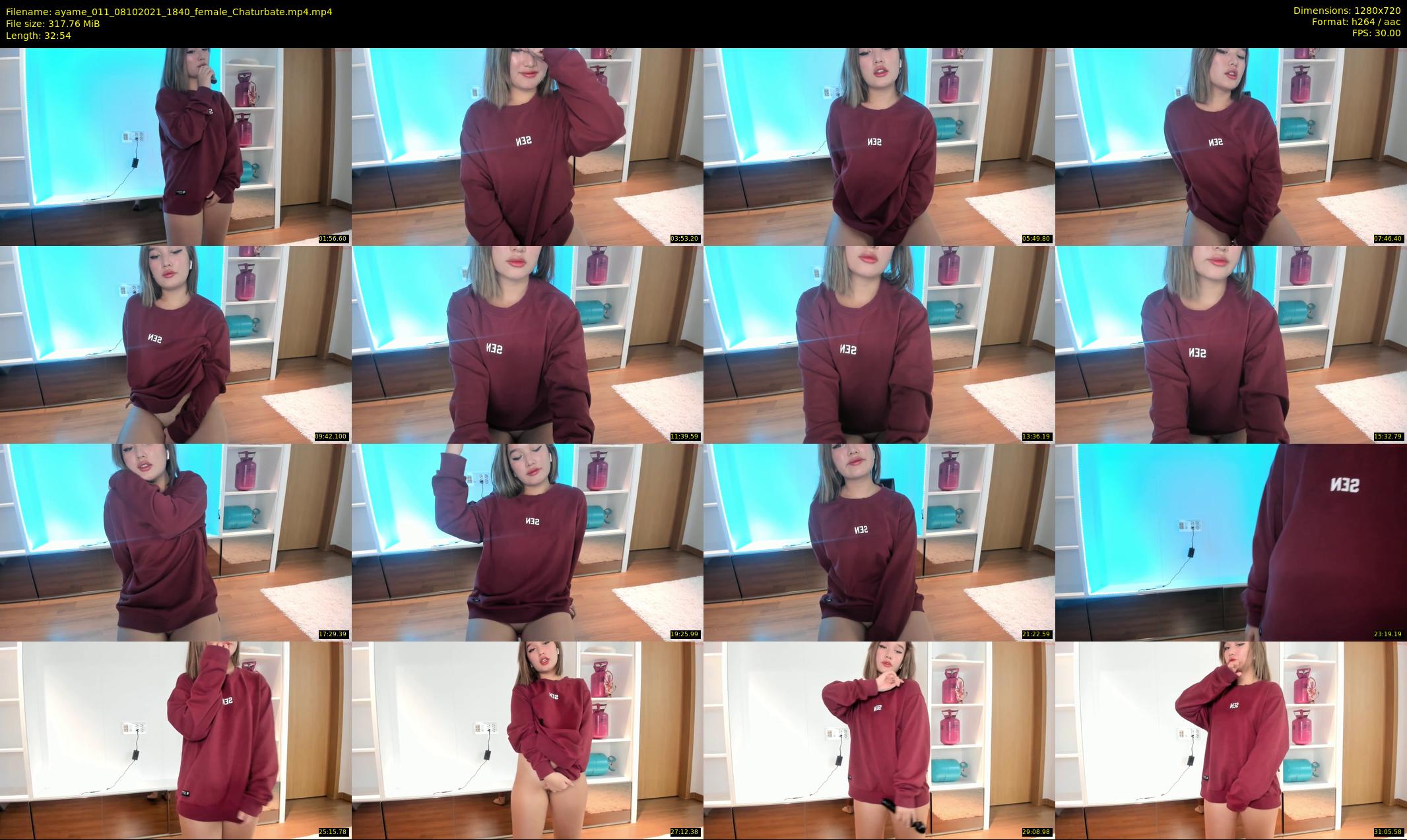 ayame_011 — 33 minute Chaturbate female cam show recording, 720p, Oct 8, 2021