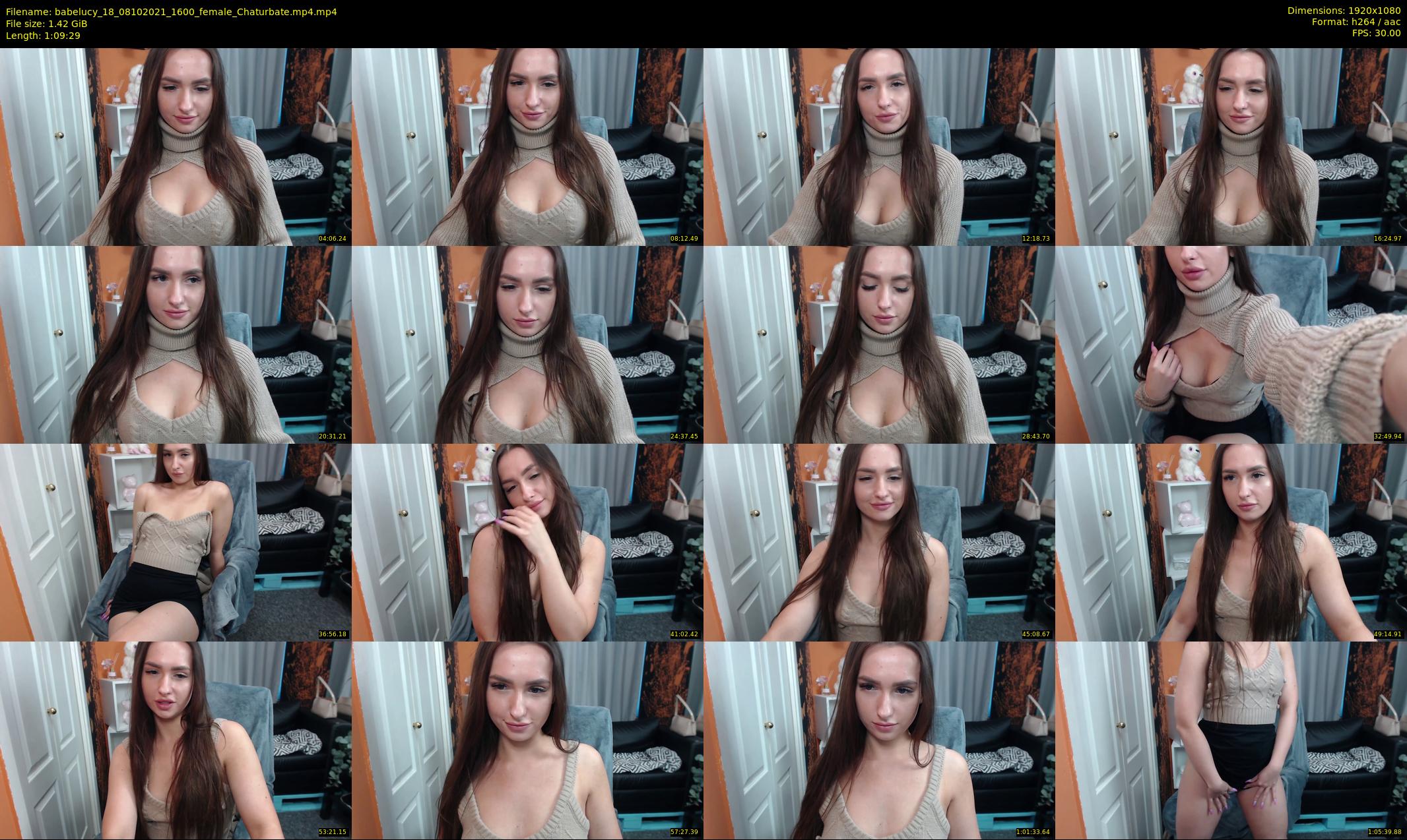 babelucy_18 — 70 minute Chaturbate female cam show recording, 1080p, Oct 8, 2021