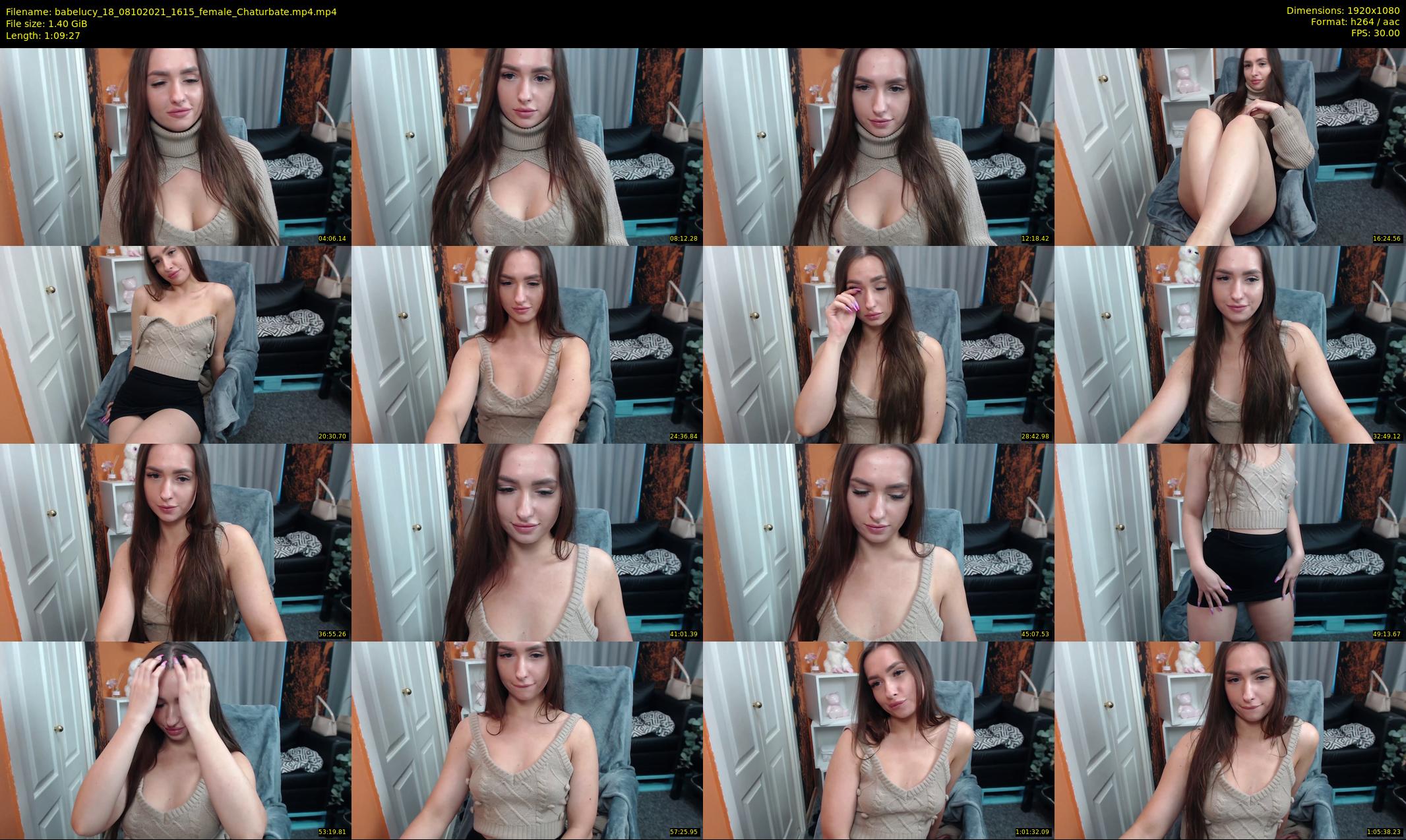 babelucy_18 — 70 minute Chaturbate female cam show recording, 1080p, Oct 8, 2021