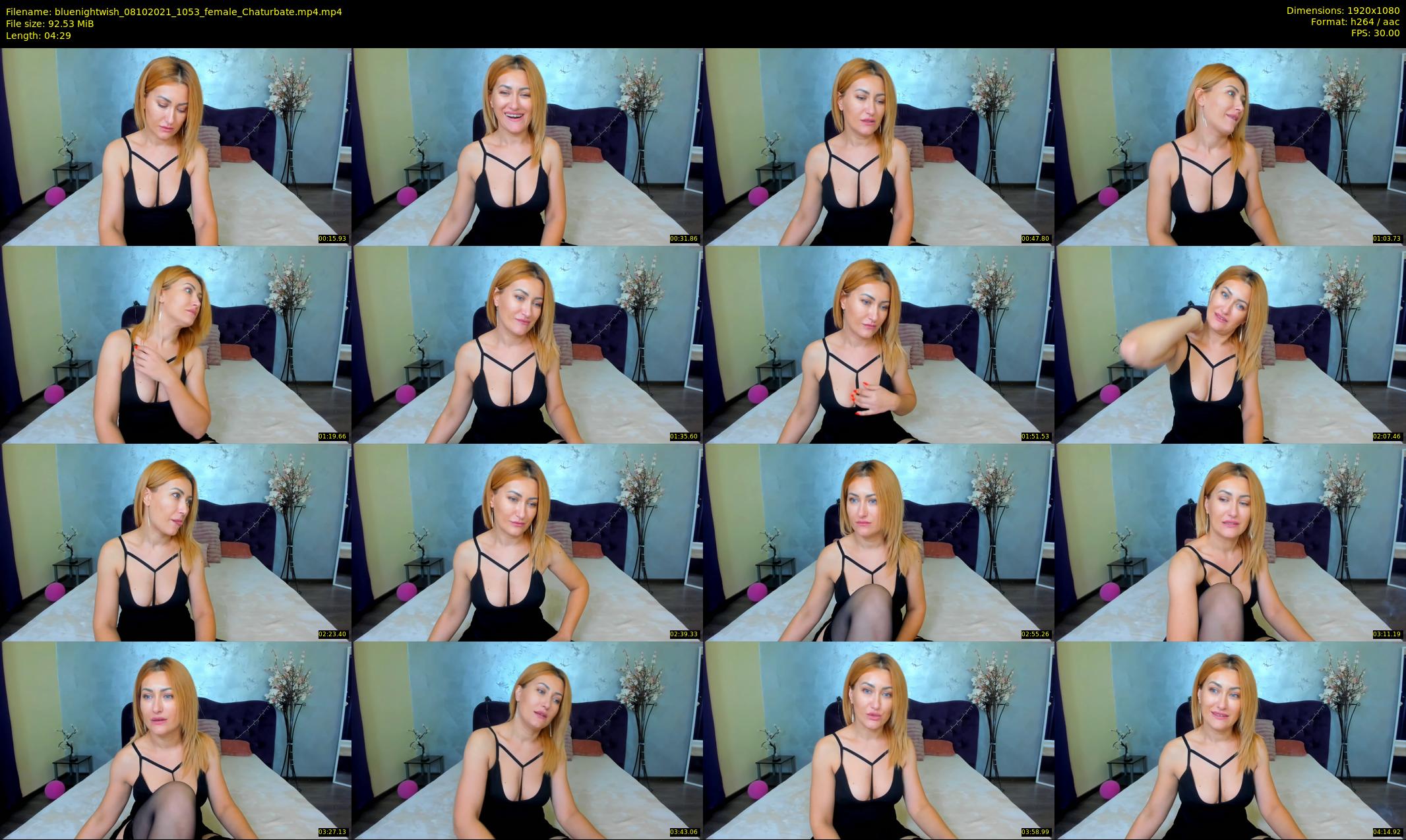 bluenightwish — 5 minute Chaturbate female cam show recording, 1080p, Oct 8, 2021