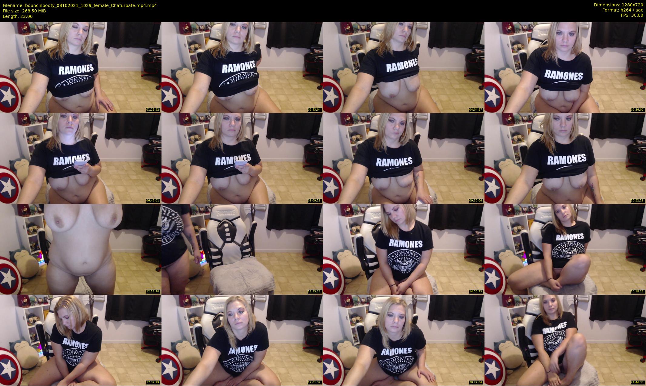 bouncinbooty — 23 minute Chaturbate female cam show recording, 720p, Oct 8, 2021