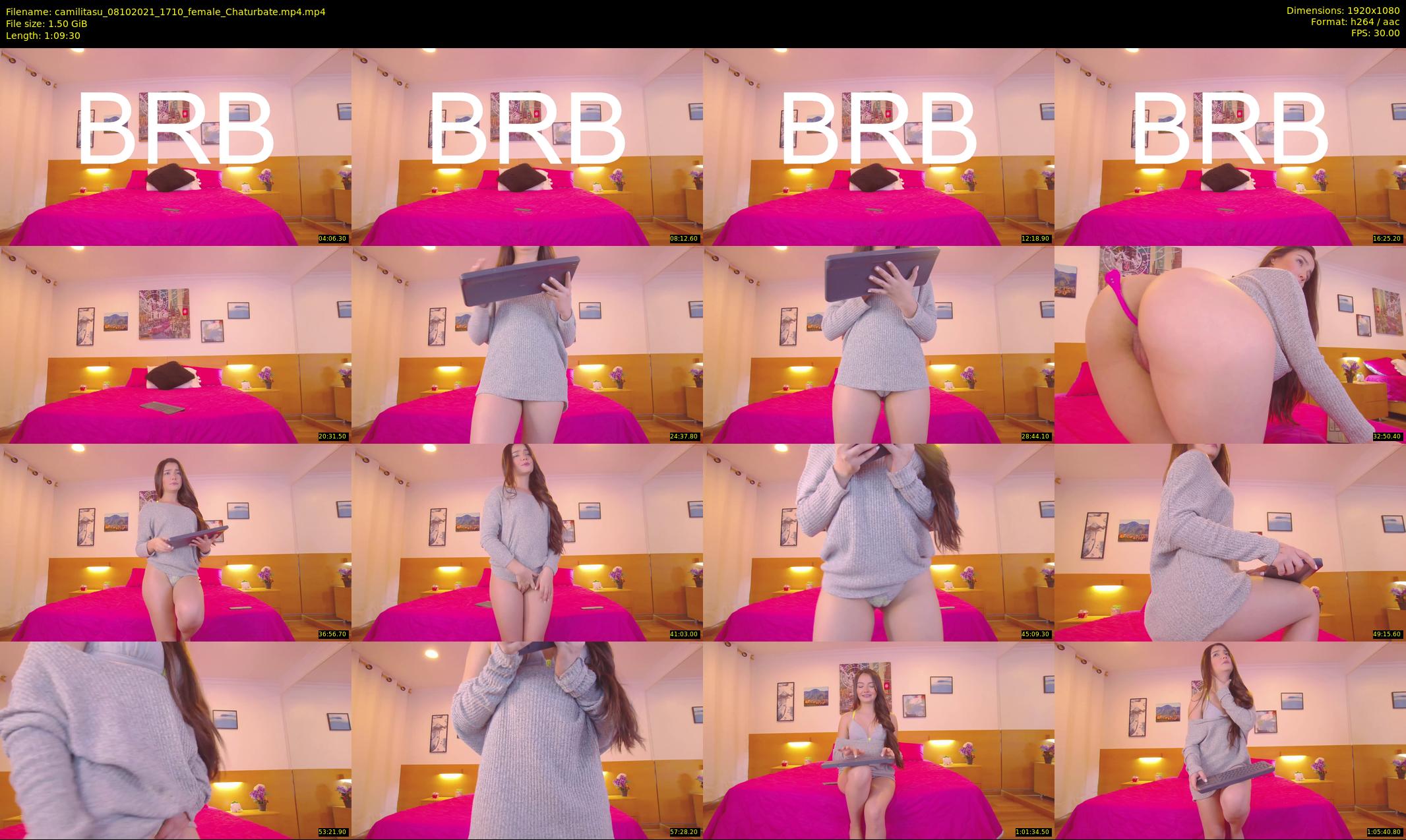 camilitasu — 70 minute Chaturbate female cam show recording, 1080p, Oct 8, 2021