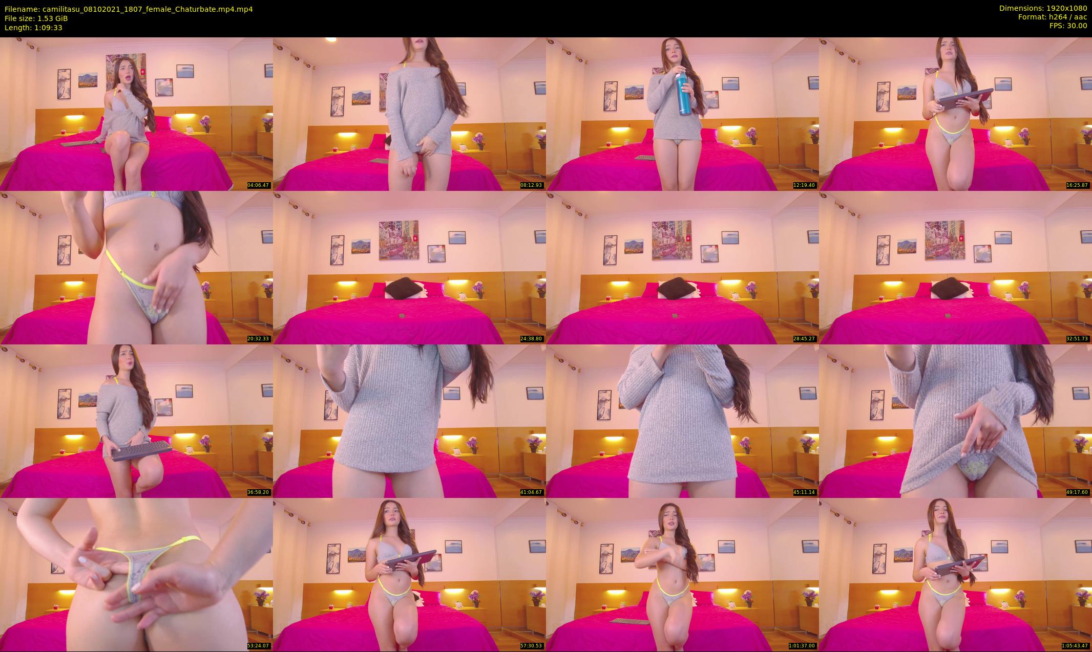 camilitasu — 70 minute Chaturbate female cam show recording, 1080p, Oct 8, 2021