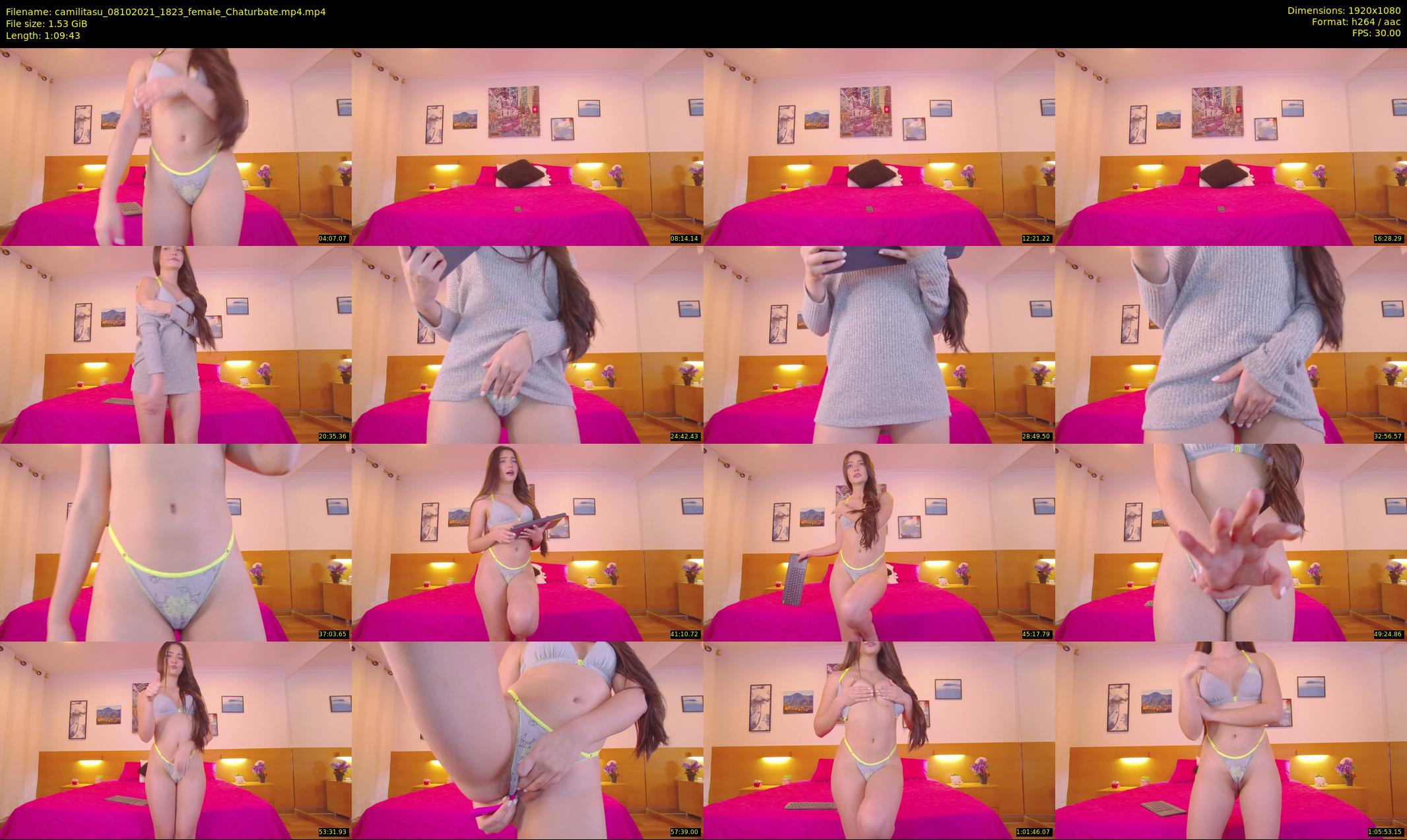 camilitasu — 70 minute Chaturbate female cam show recording, 1080p, Oct 8, 2021