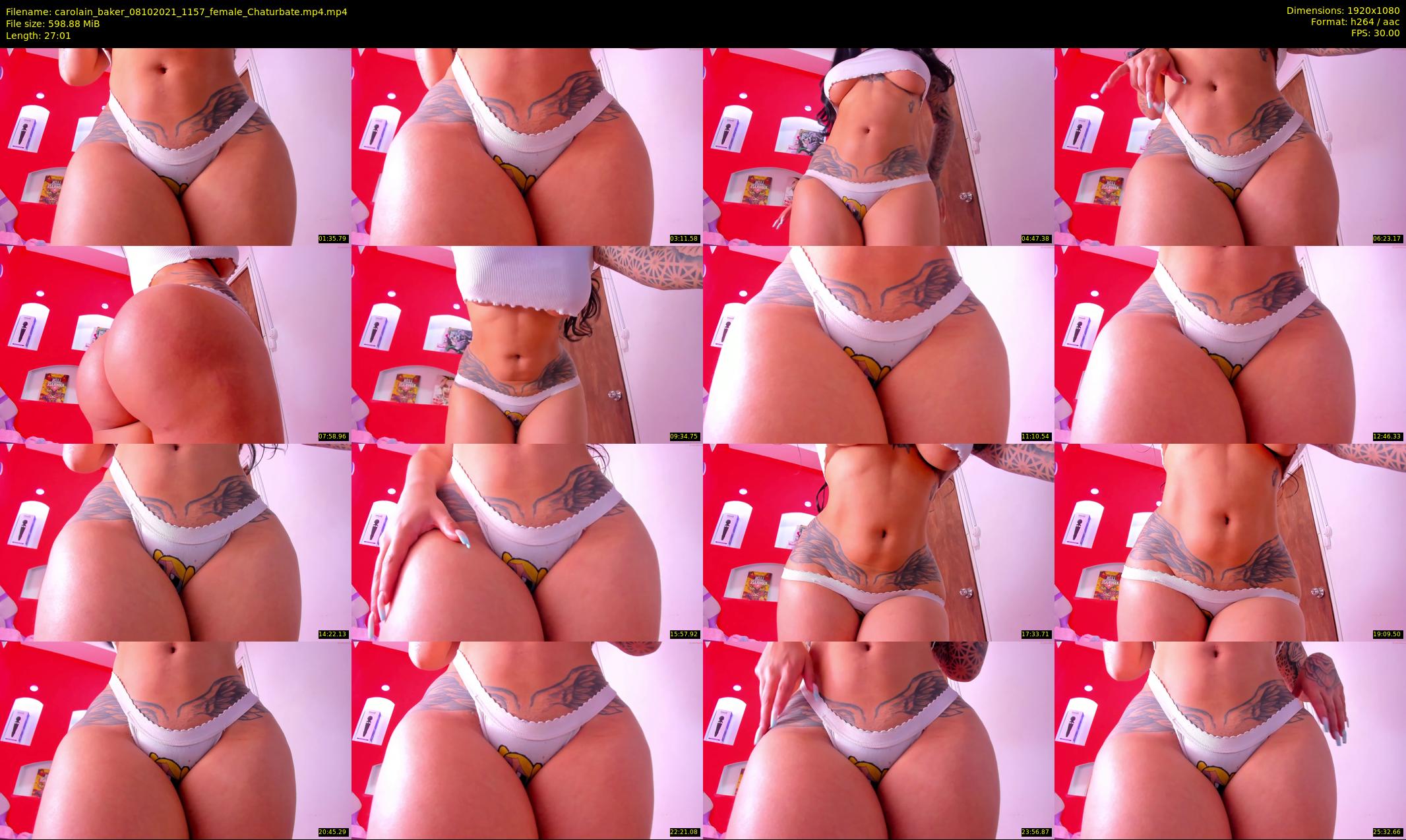 carolain_baker — 28 minute Chaturbate female cam show recording, 1080p, Oct 8, 2021