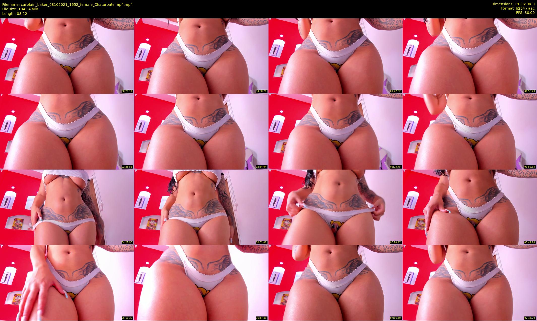 carolain_baker — 9 minute Chaturbate female cam show recording, 1080p, Oct 8, 2021