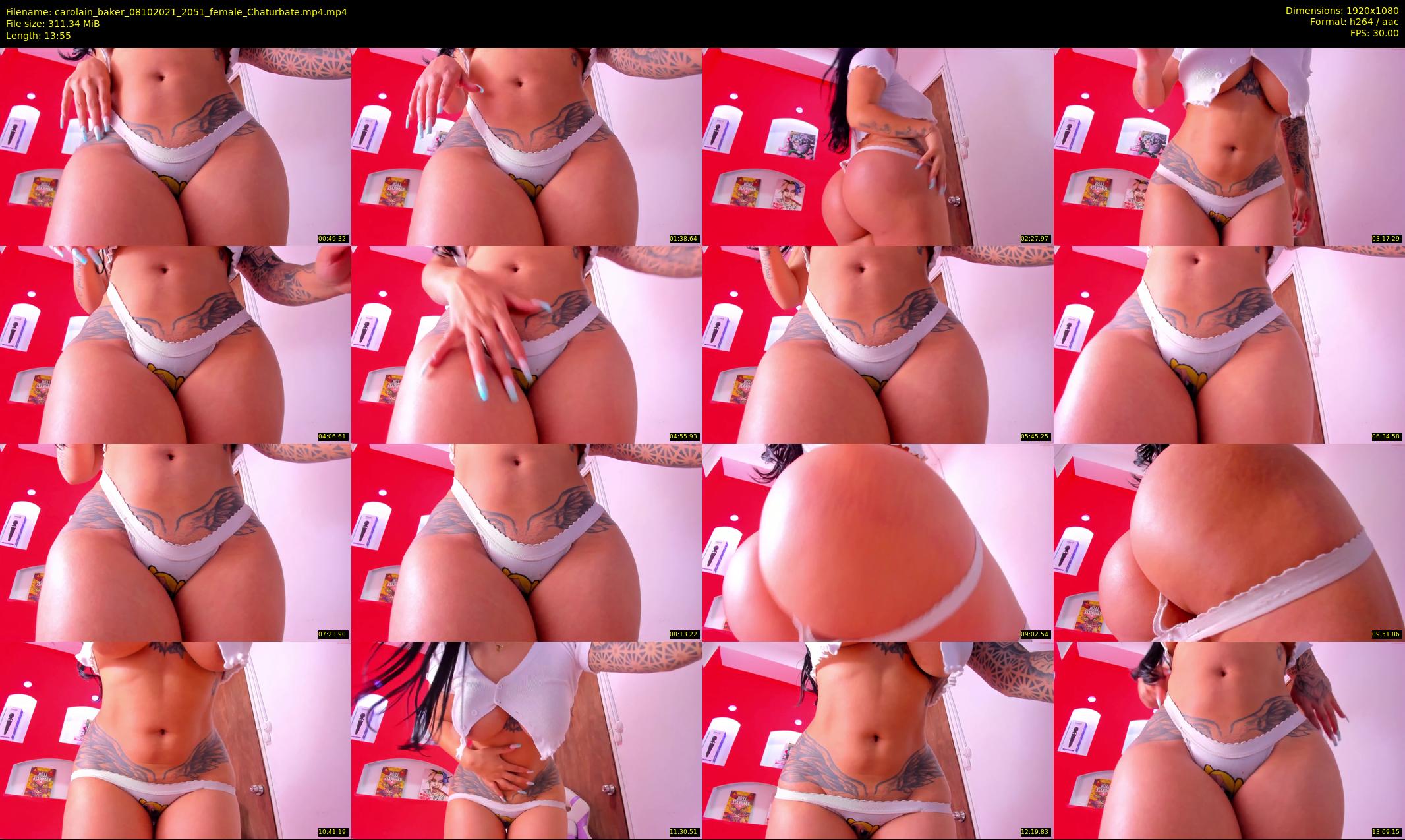 carolain_baker — 14 minute Chaturbate female cam show recording, 1080p, Oct 8, 2021