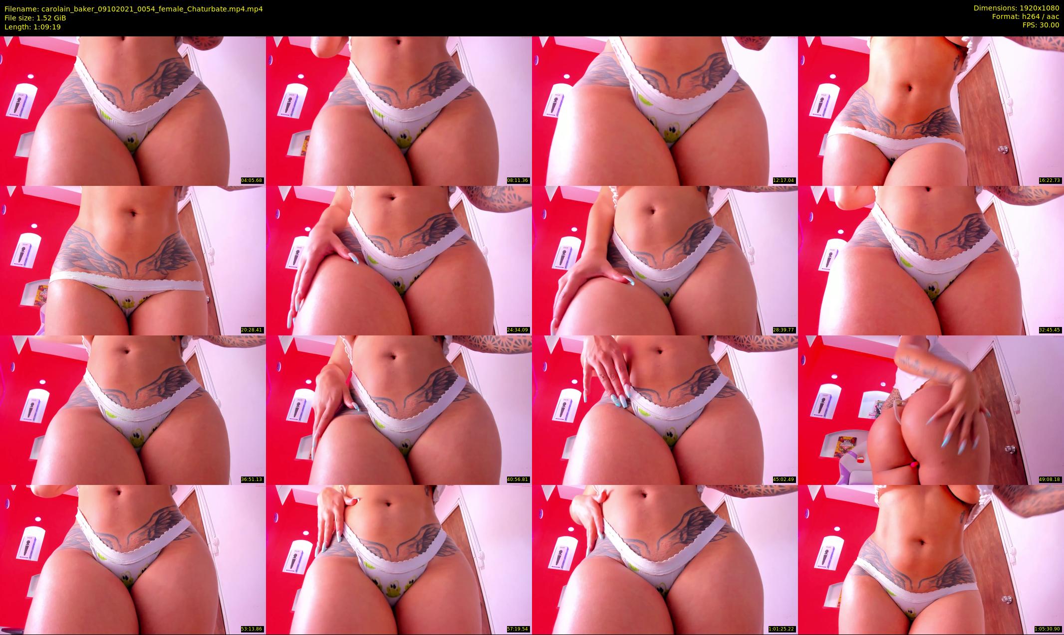 carolain_baker — 70 minute Chaturbate female cam show recording, 1080p, Oct 9, 2021