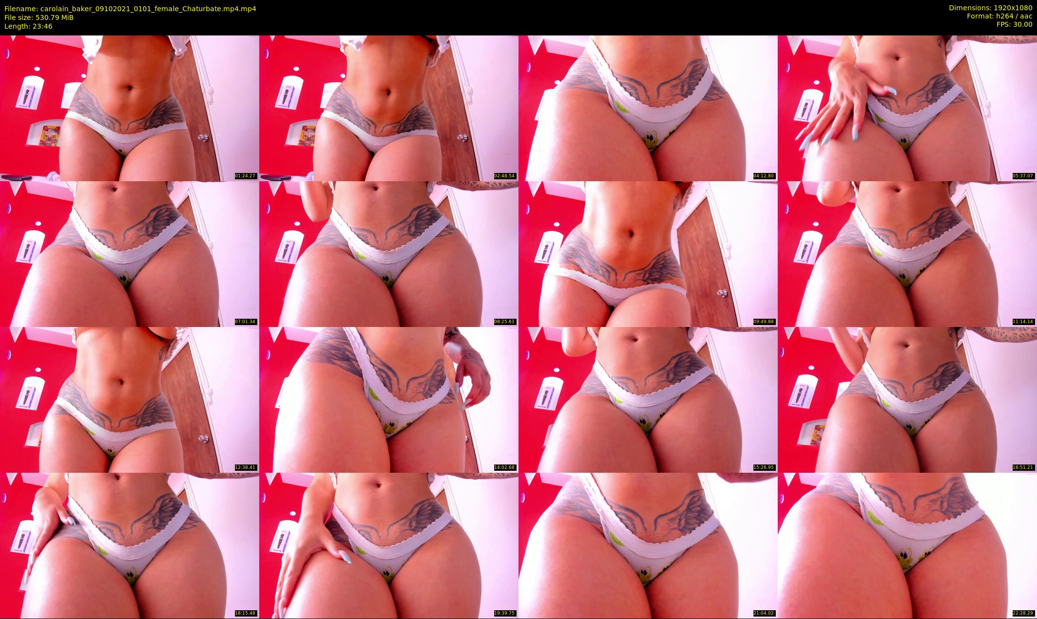 carolain_baker — 24 minute Chaturbate female cam show recording, 1080p, Oct 9, 2021