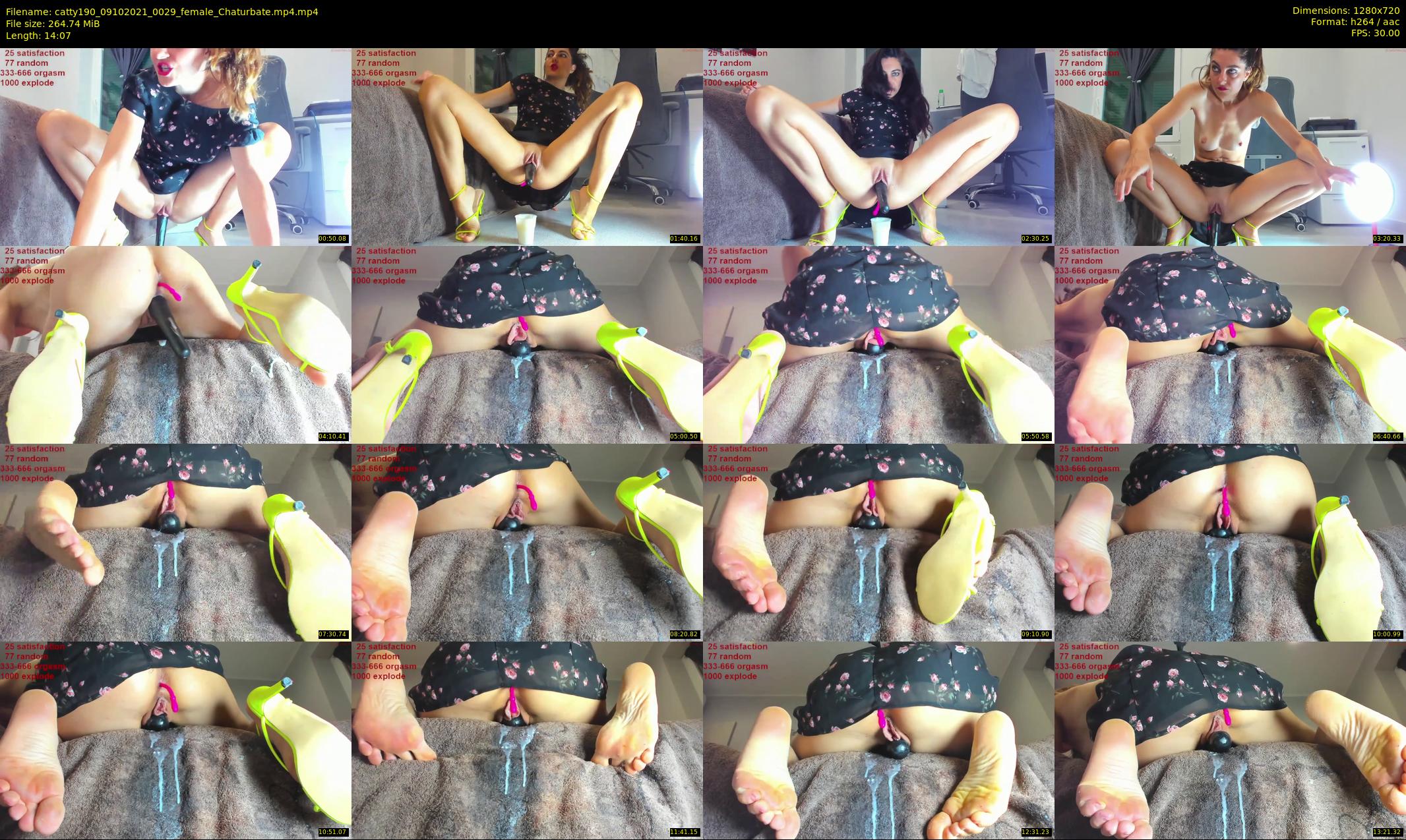catty190 — 15 minute Chaturbate female cam show recording, 720p, Oct 9, 2021