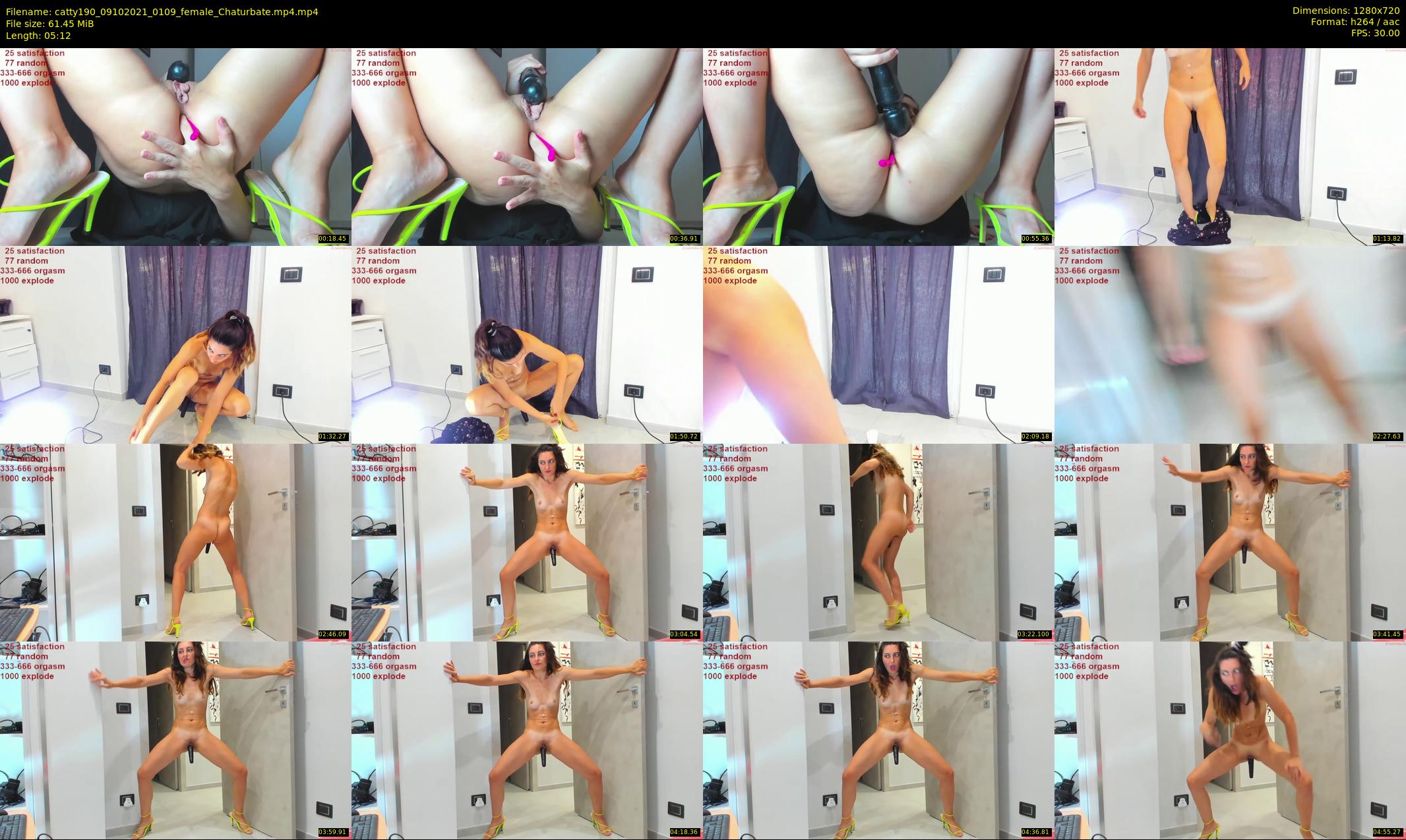 catty190 — 6 minute Chaturbate female cam show recording, 720p, Oct 9, 2021