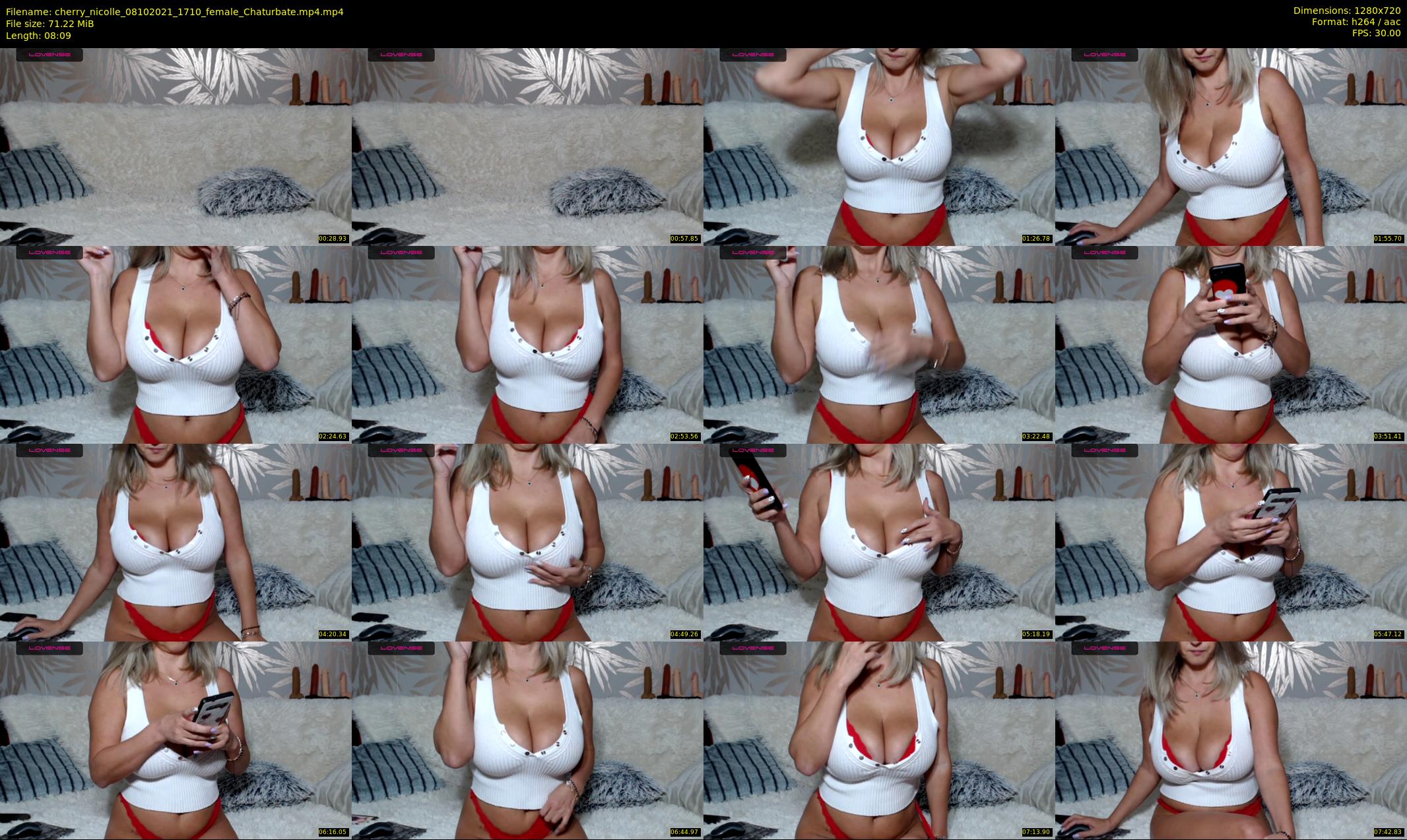 cherry_nicolle — 9 minute Chaturbate female cam show recording, 720p, Oct 8, 2021