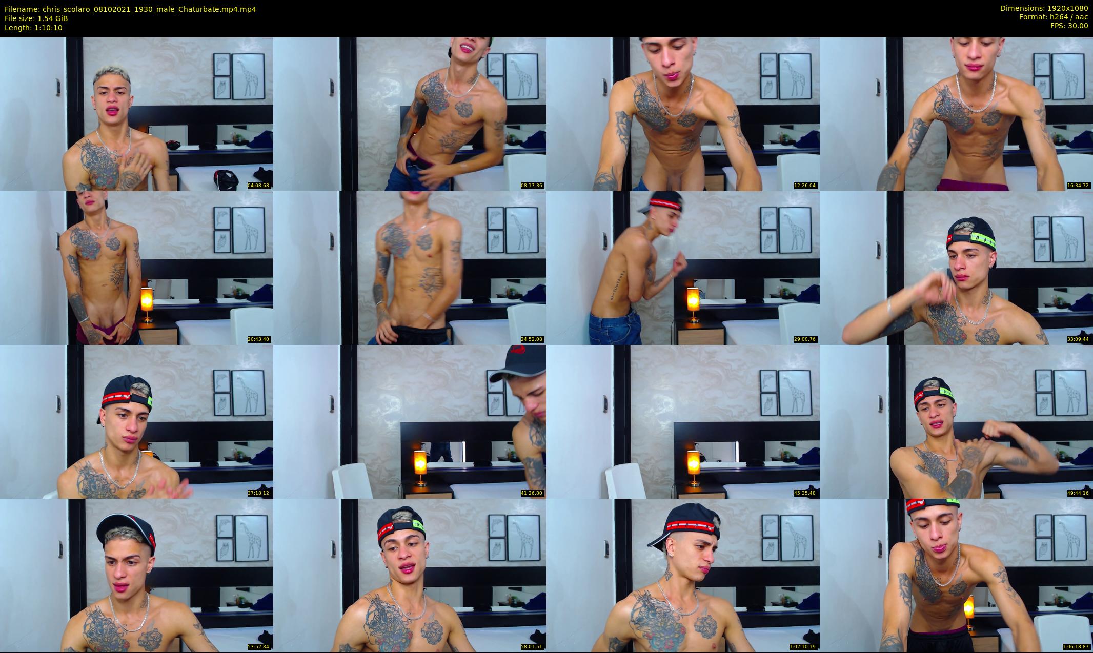 chris_scolaro — 71 minute Chaturbate male cam show recording, 1080p, Oct 8, 2021
