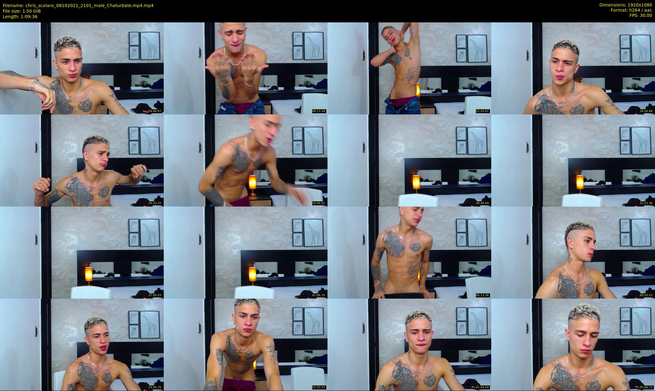 chris_scolaro — 70 minute Chaturbate male cam show recording, 1080p, Oct 8, 2021