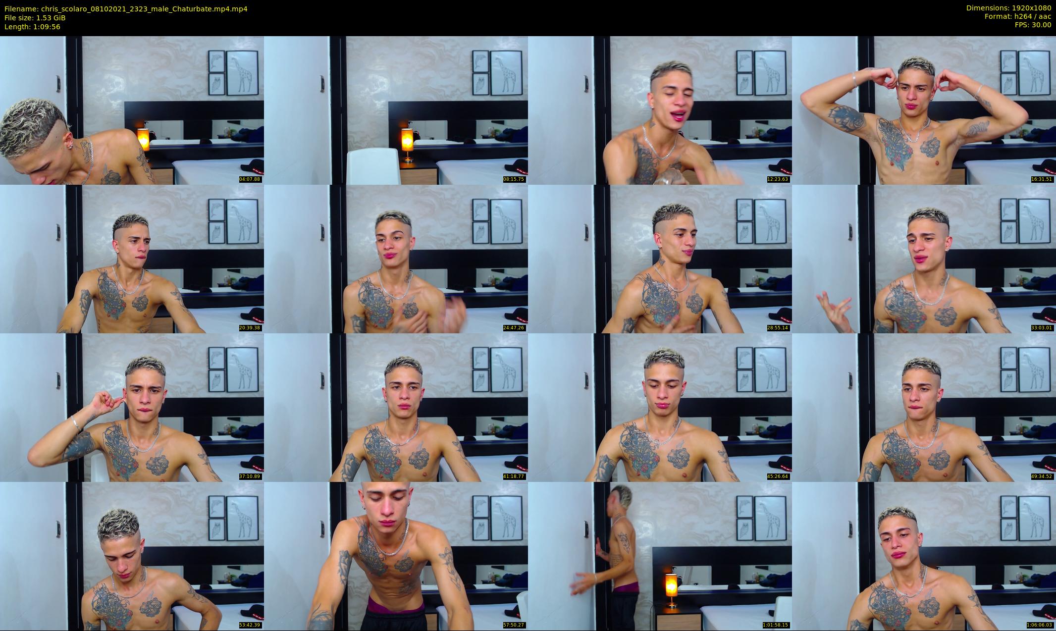 chris_scolaro — 70 minute Chaturbate male cam show recording, 1080p, Oct 8, 2021