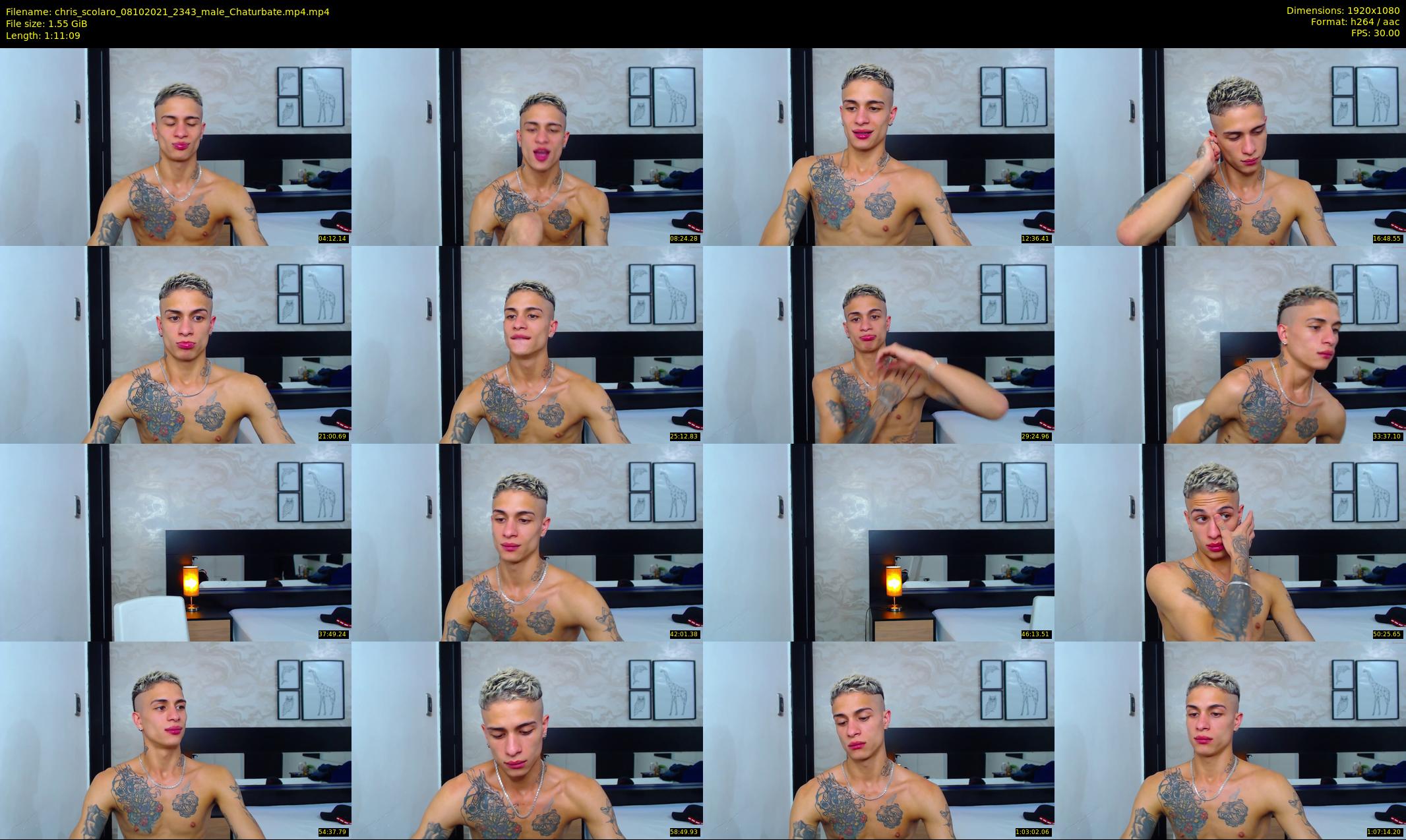chris_scolaro — 72 minute Chaturbate male cam show recording, 1080p, Oct 8, 2021