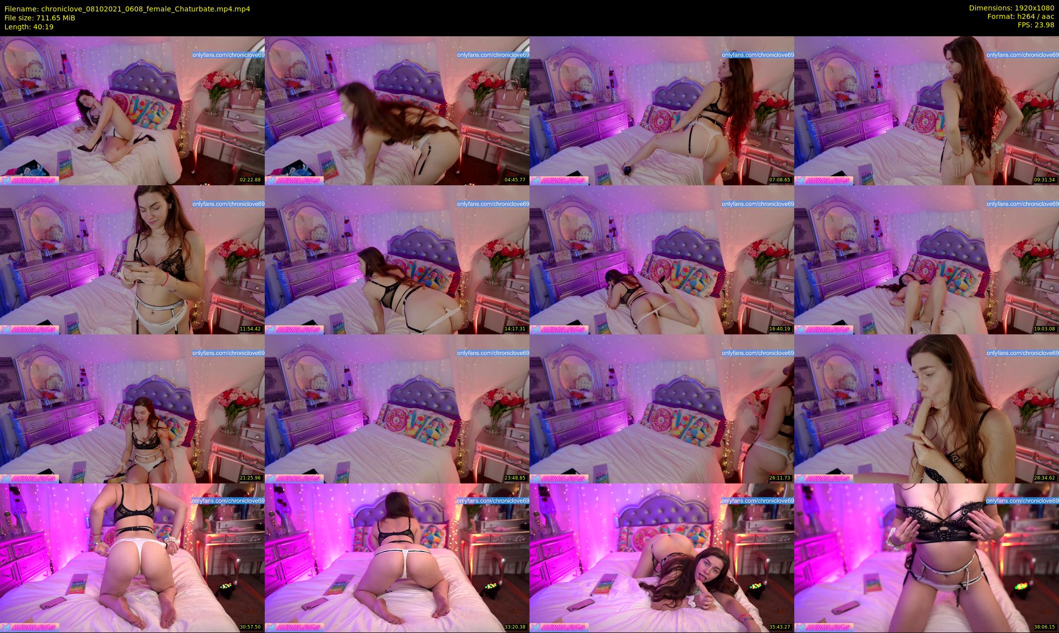 chroniclove — 41 minute Chaturbate female cam show recording, 1080p, Oct 8, 2021