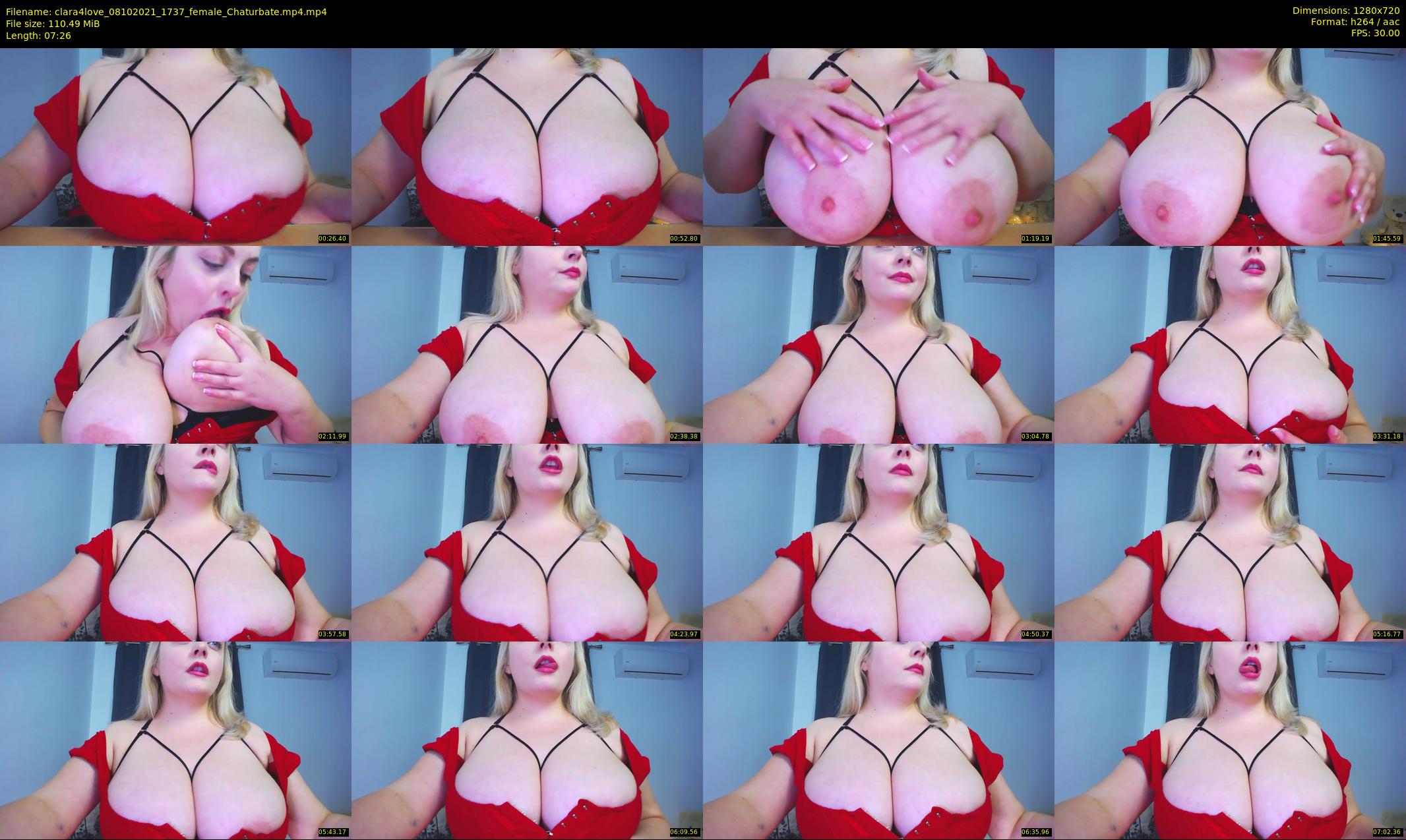 clara4love — 8 minute Chaturbate female cam show recording, 720p, Oct 8, 2021