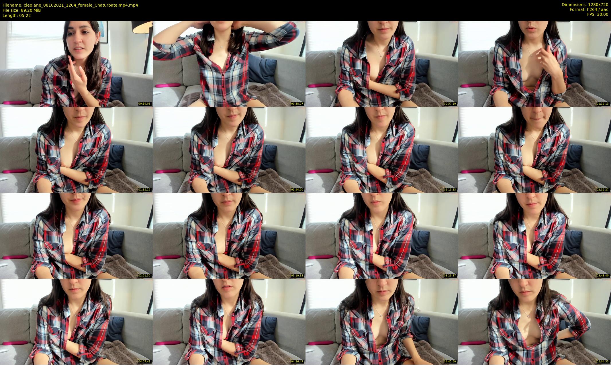 cleolane — 6 minute Chaturbate female cam show recording, 720p, Oct 8, 2021