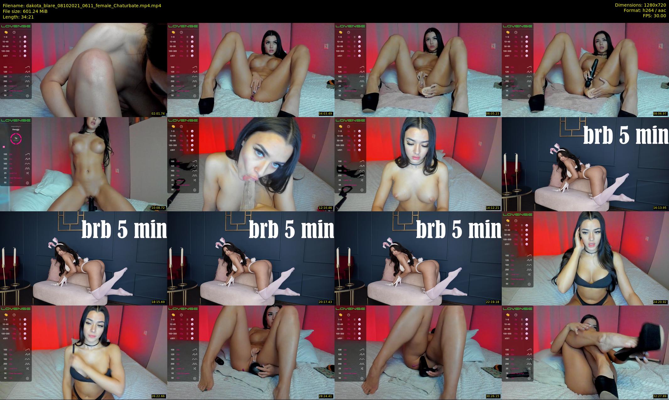 dakota_blare — 35 minute Chaturbate female cam show recording, 720p, Oct 8, 2021