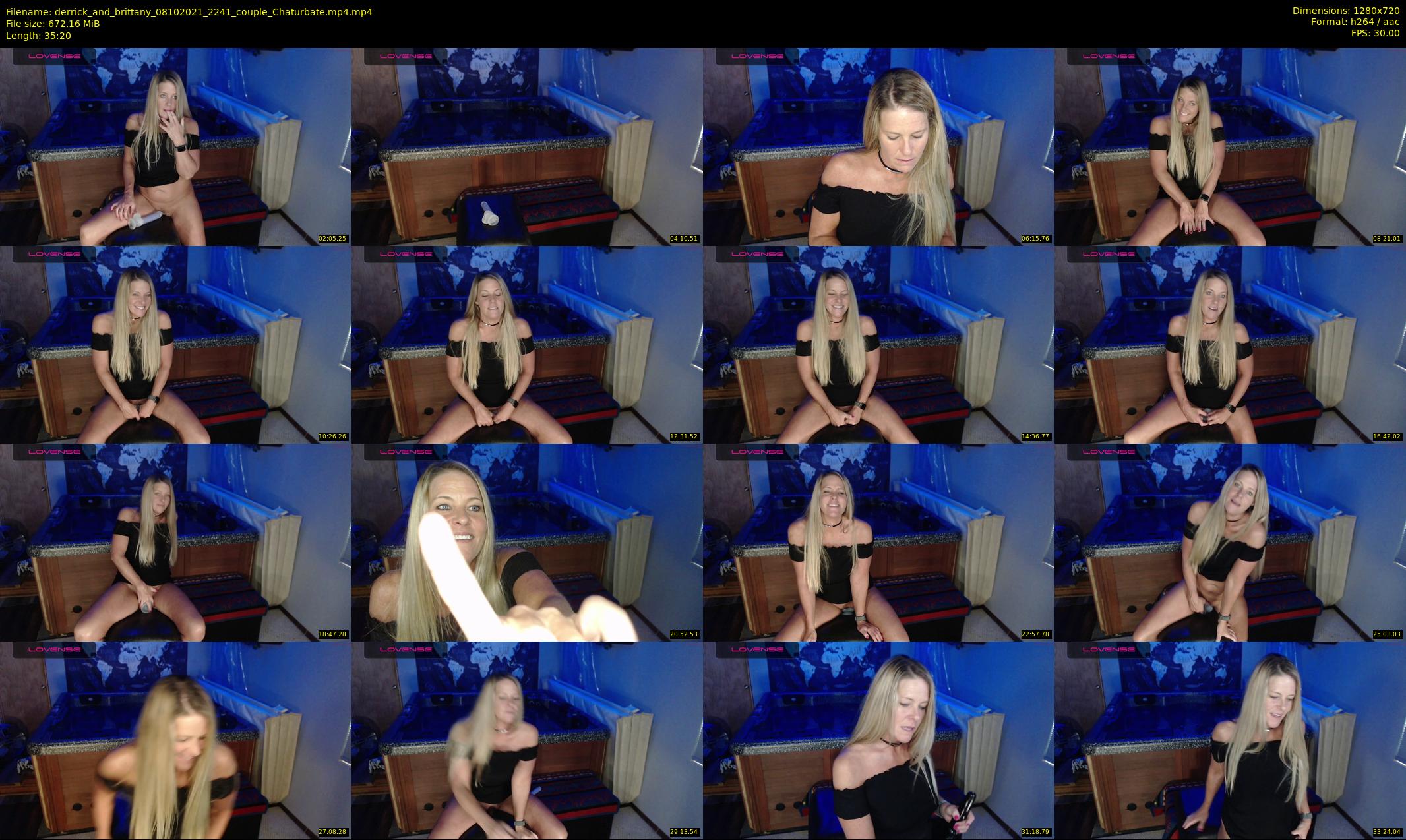 derrick_and_brittany — 36 minute Chaturbate couple cam show recording, 720p, Oct 8, 2021