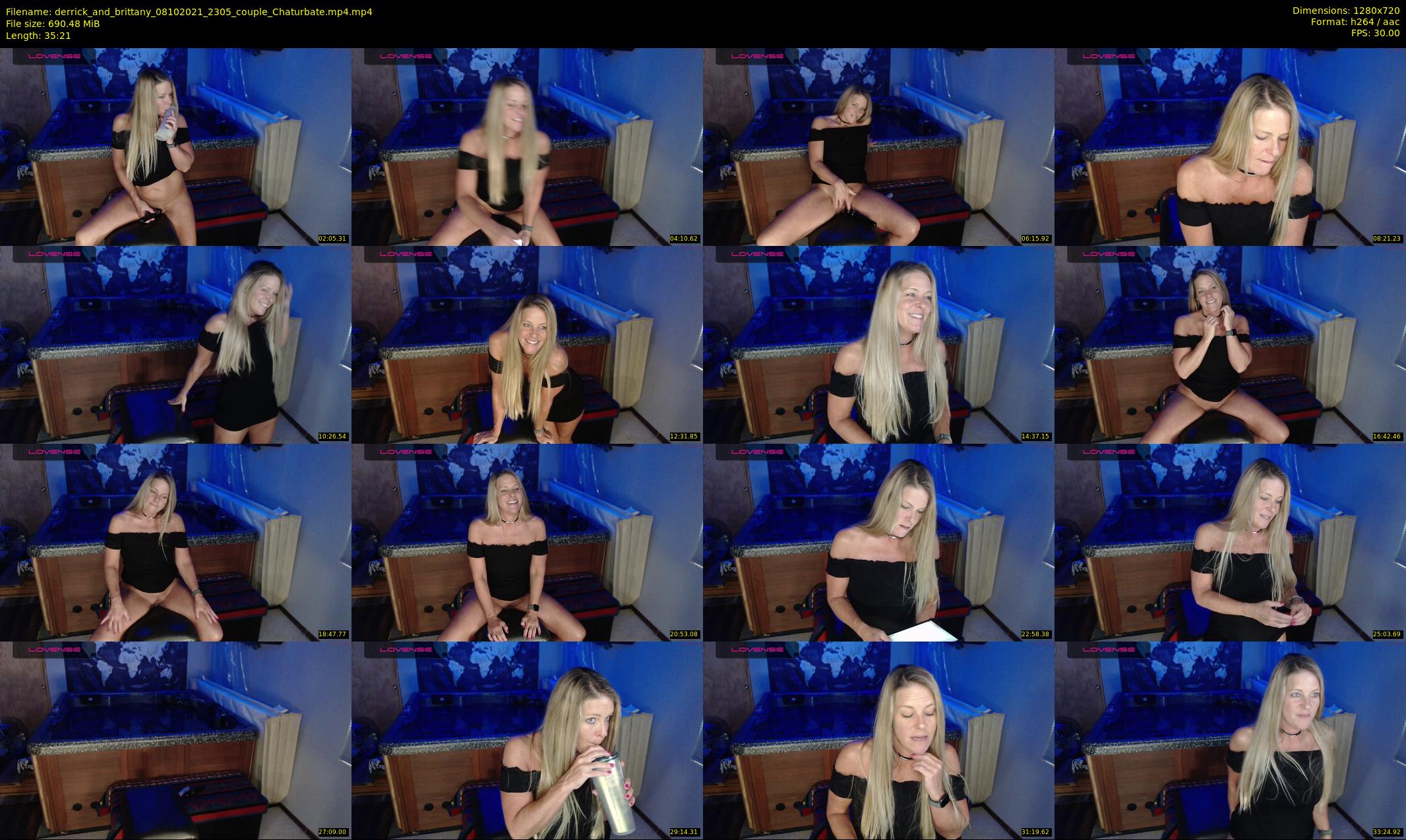 derrick_and_brittany — 36 minute Chaturbate couple cam show recording, 720p, Oct 8, 2021