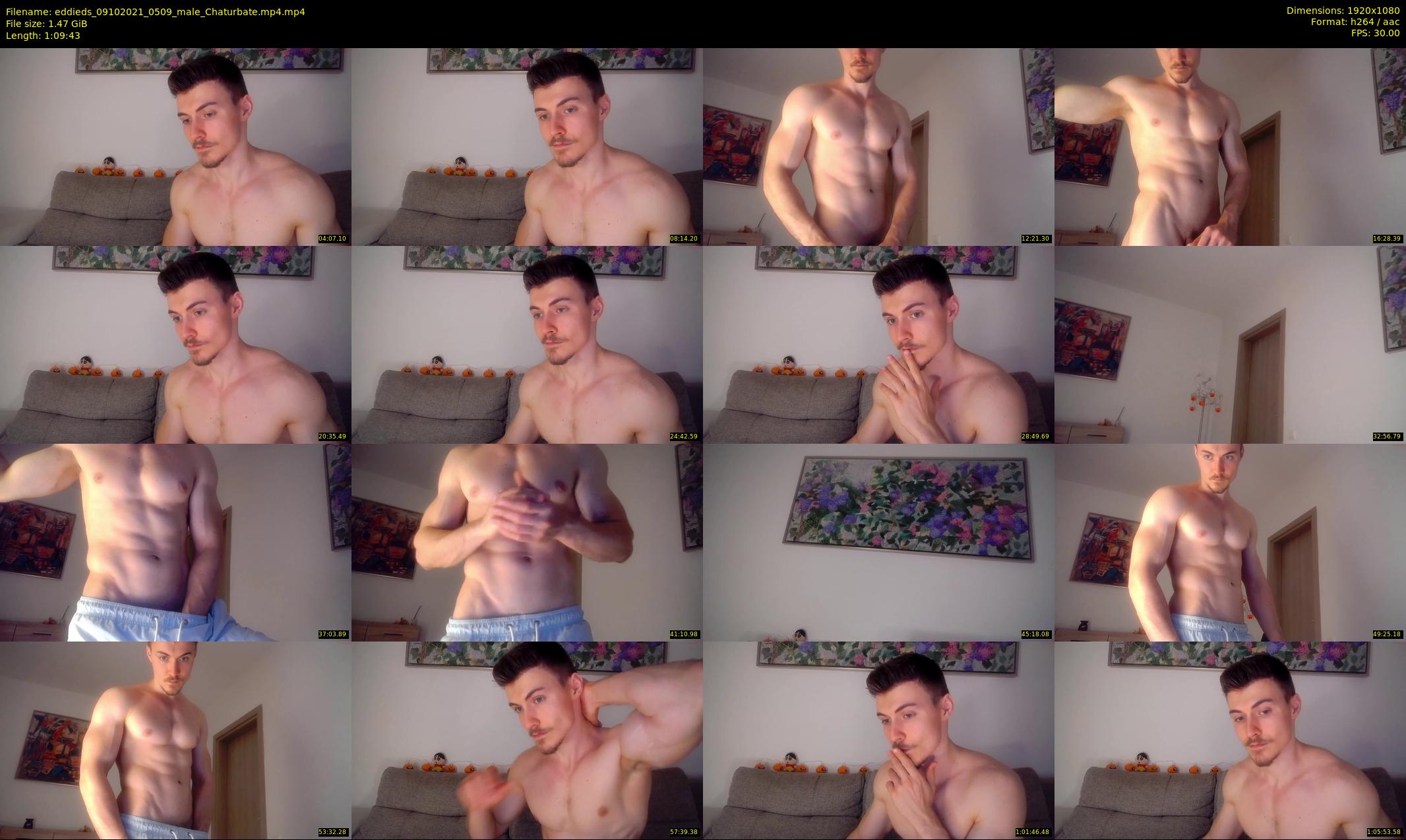 eddieds — 70 minute Chaturbate male cam show recording, 1080p, Oct 9, 2021