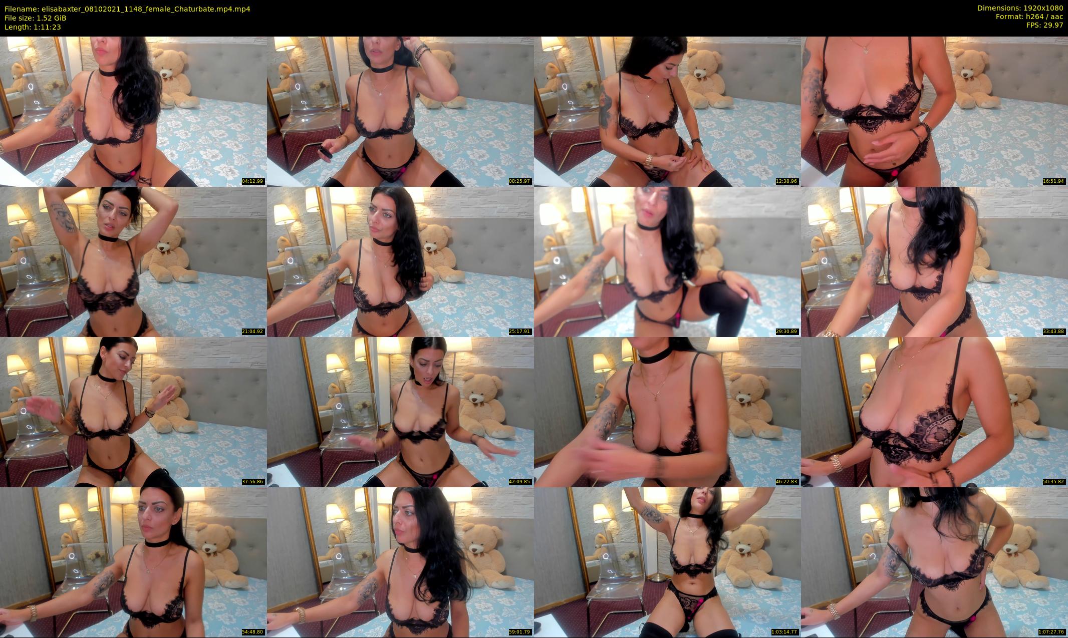 elisabaxter — 72 minute Chaturbate female cam show recording, 1080p, Oct 8, 2021