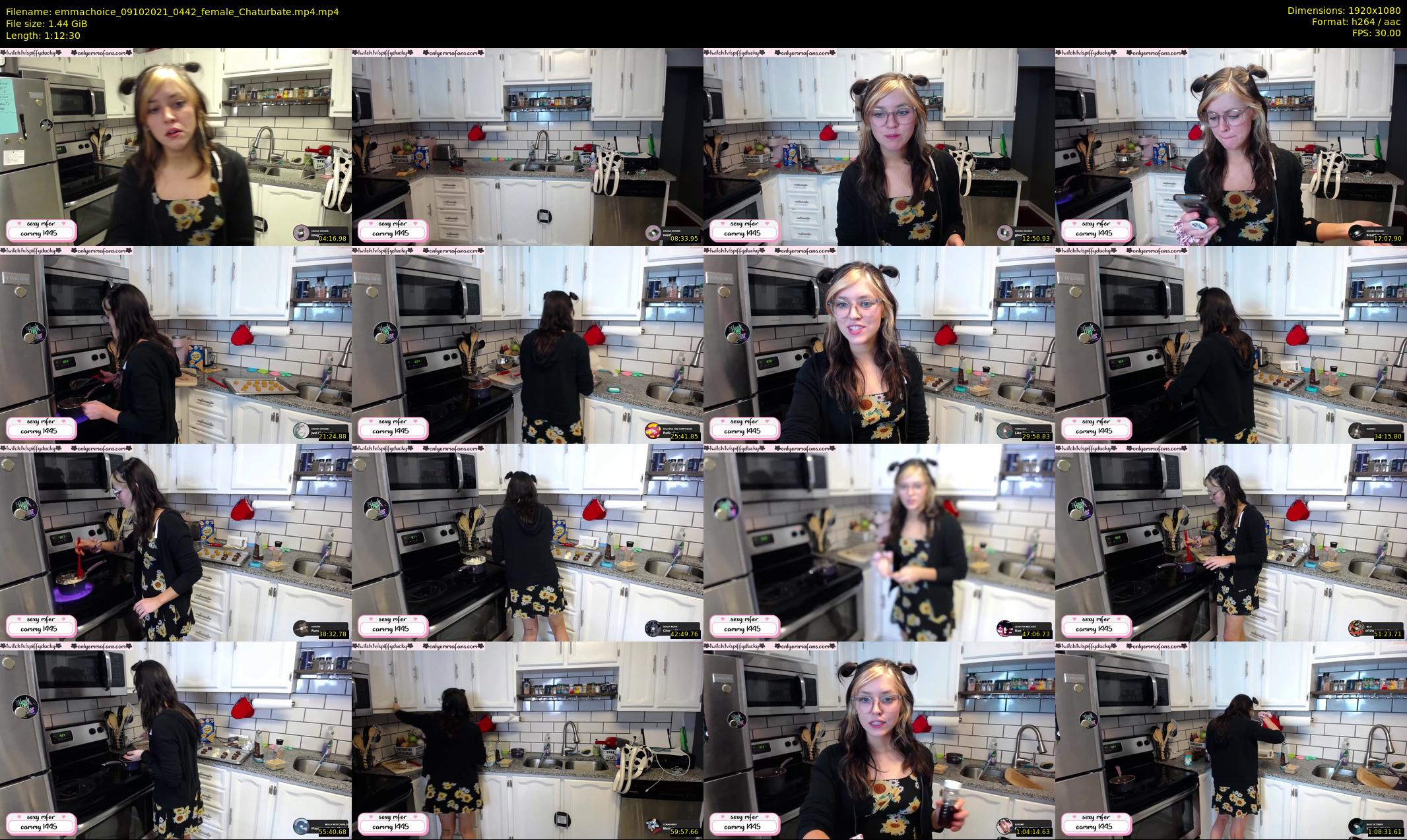 emmachoice — 73 minute Chaturbate female cam show recording, 1080p, Oct 9, 2021