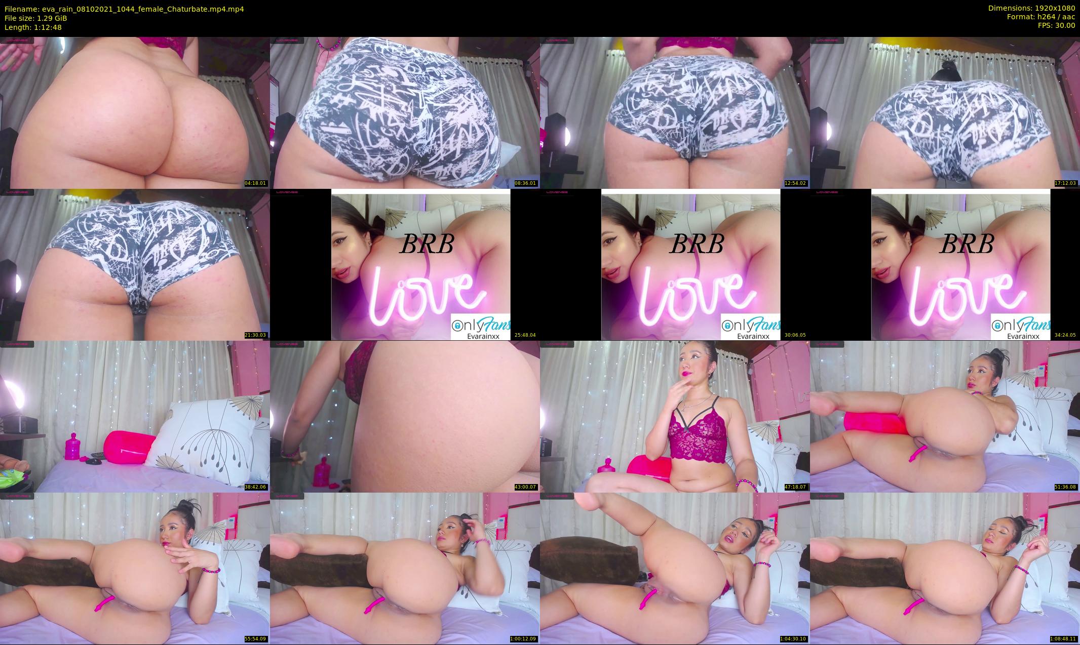 eva_rain — 73 minute Chaturbate female cam show recording, 1080p, Oct 8, 2021