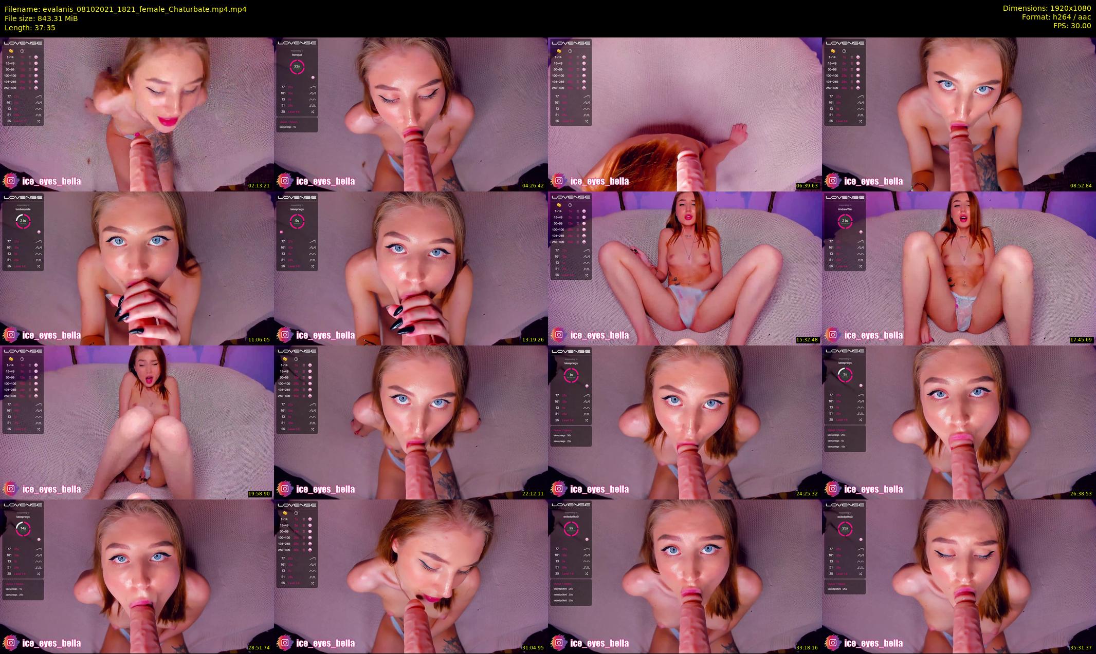 evalanis — 38 minute Chaturbate couple cam show recording, 1080p, Oct 8, 2021