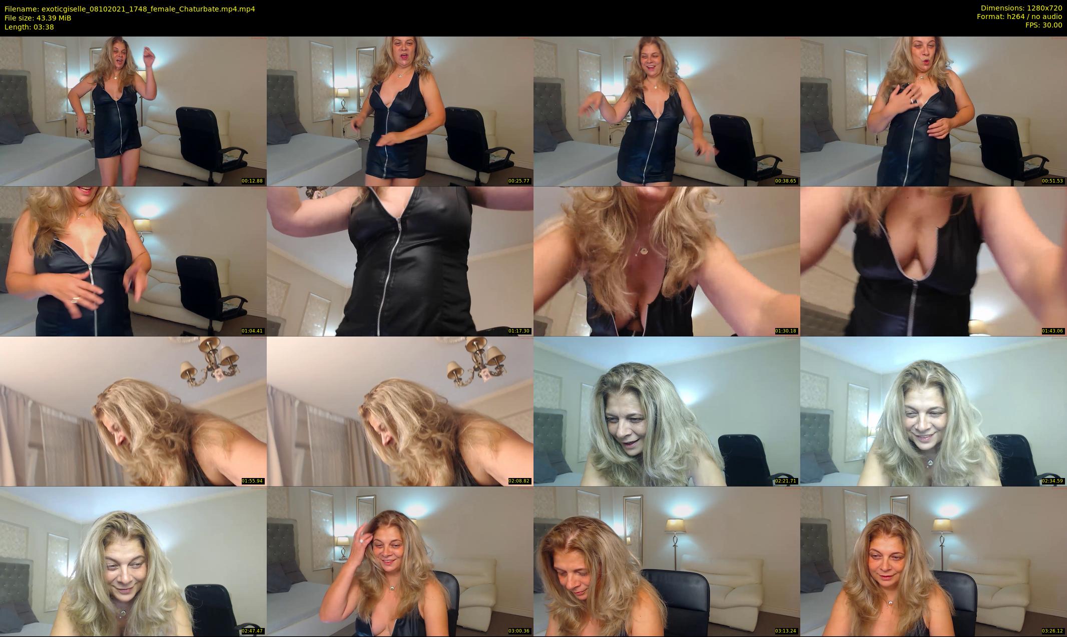 exoticgiselle — 4 minute Chaturbate female cam show recording, 720p, Oct 8, 2021