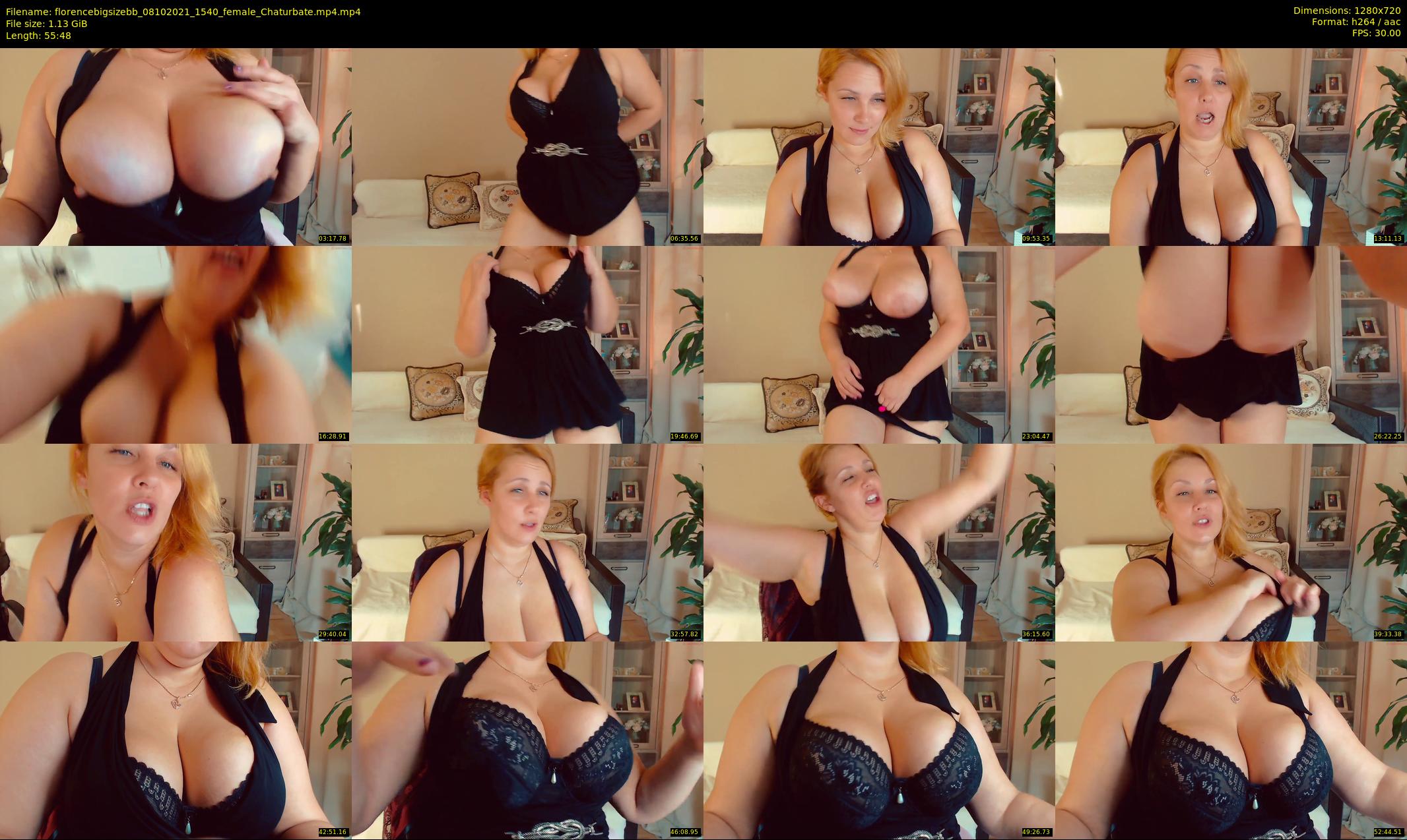florencebigsizebb — 56 minute Chaturbate female cam show recording, 720p, Oct 8, 2021