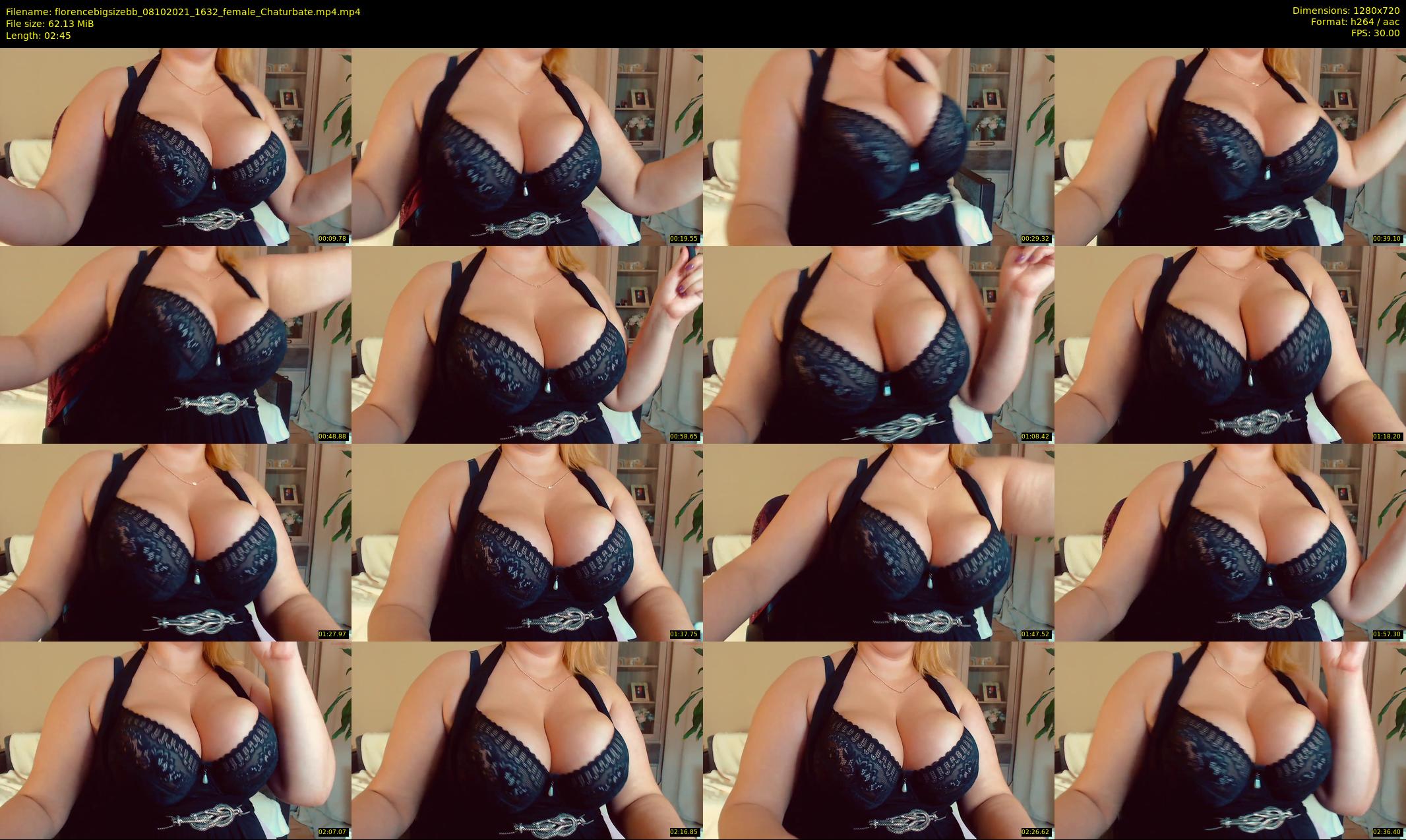 florencebigsizebb — 3 minute Chaturbate female cam show recording, 720p, Oct 8, 2021