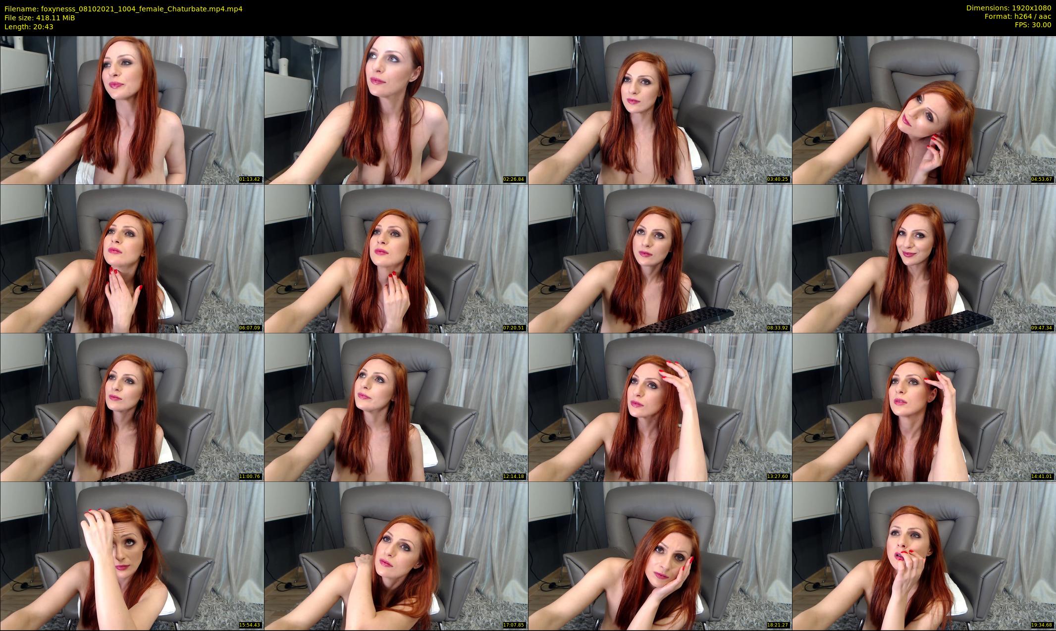 foxynesss — 21 minute Chaturbate female cam show recording, 1080p, Oct 8, 2021