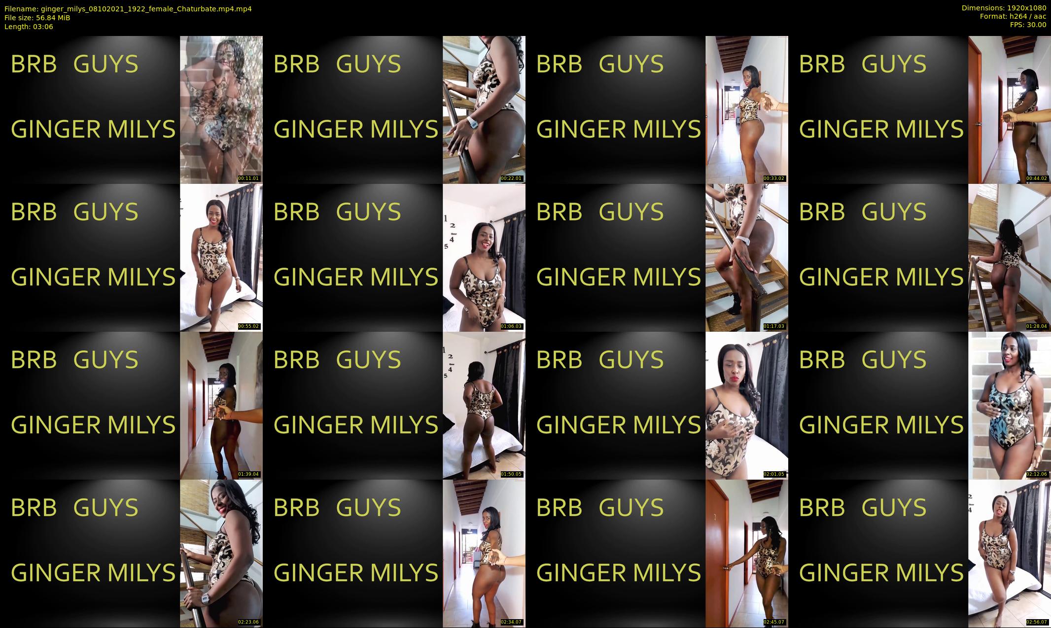 ginger_milys — 4 minute Chaturbate female cam show recording, 1080p, Oct 8, 2021