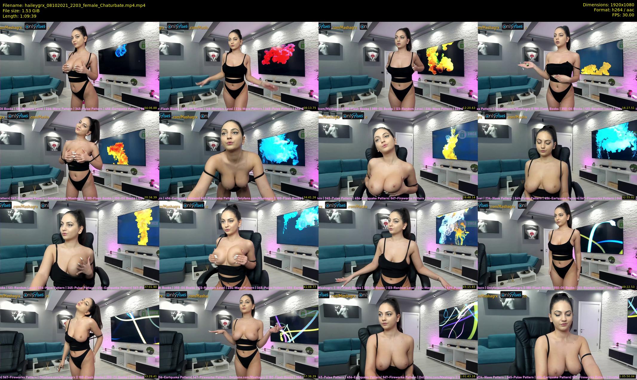 haileygrx — 70 minute Chaturbate female cam show recording, 1080p, Oct 8, 2021