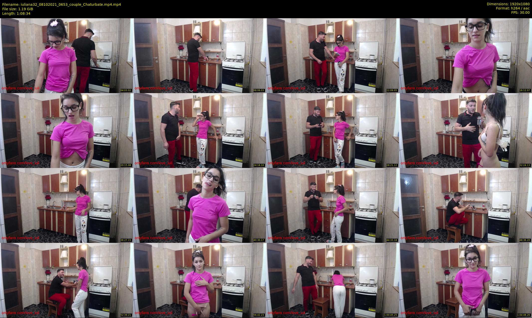 iuliana32 — 69 minute Chaturbate couple cam show recording, 1080p, Oct 8, 2021