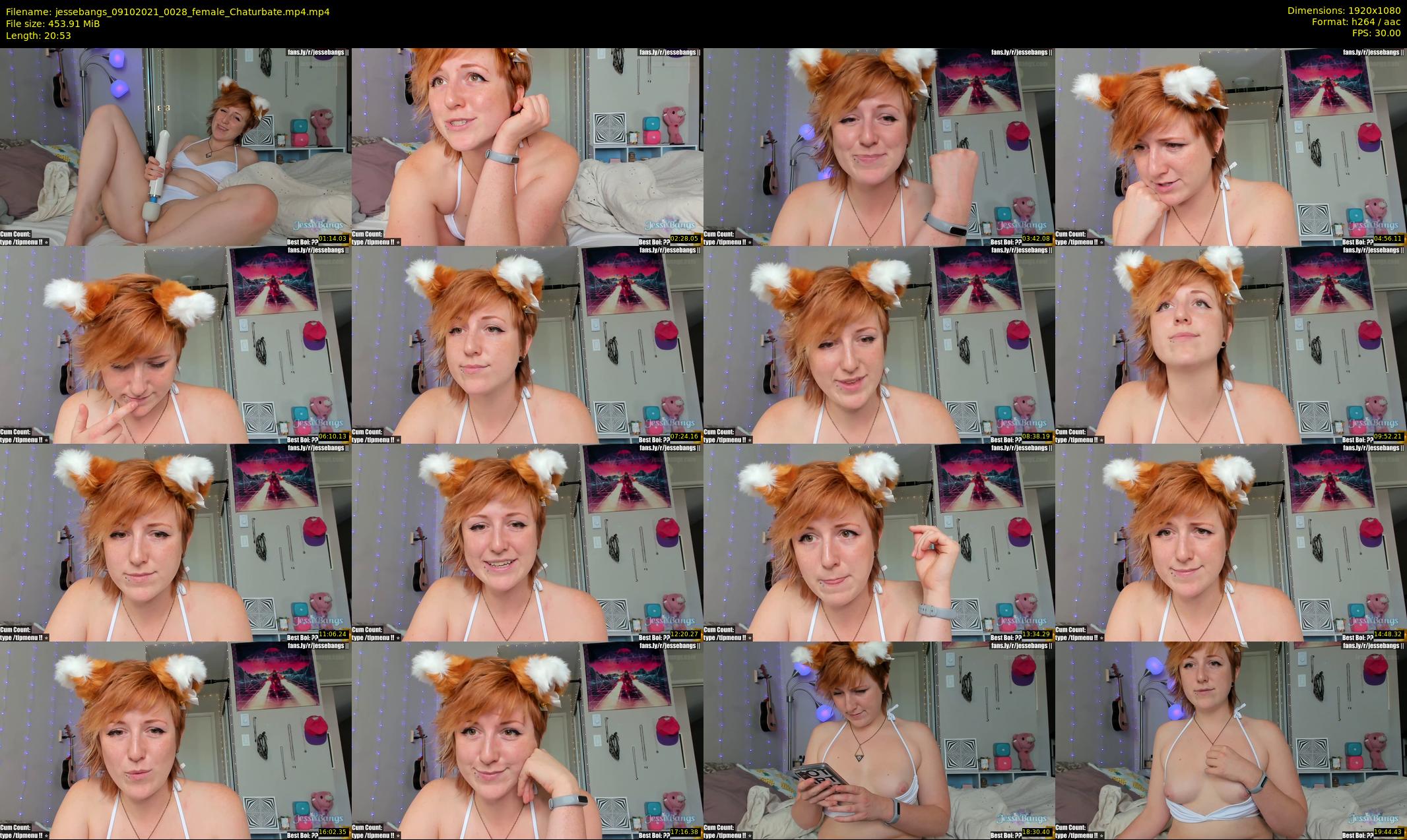 jessebangs — 21 minute Chaturbate female cam show recording, 1080p, Oct 9, 2021