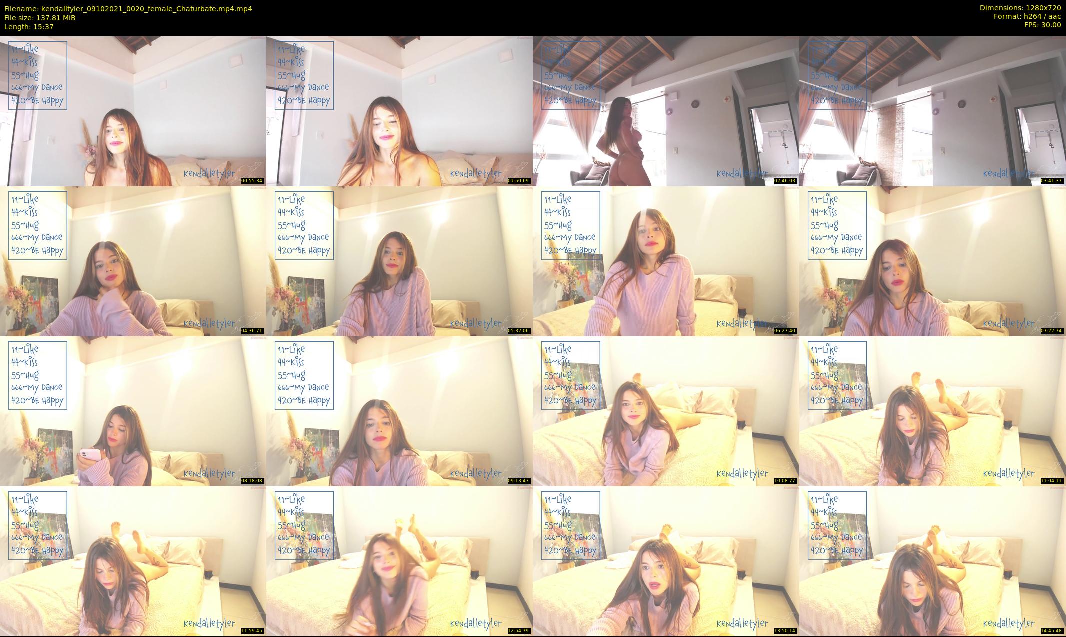 kendalltyler — 16 minute Chaturbate female cam show recording, 720p, Oct 9, 2021