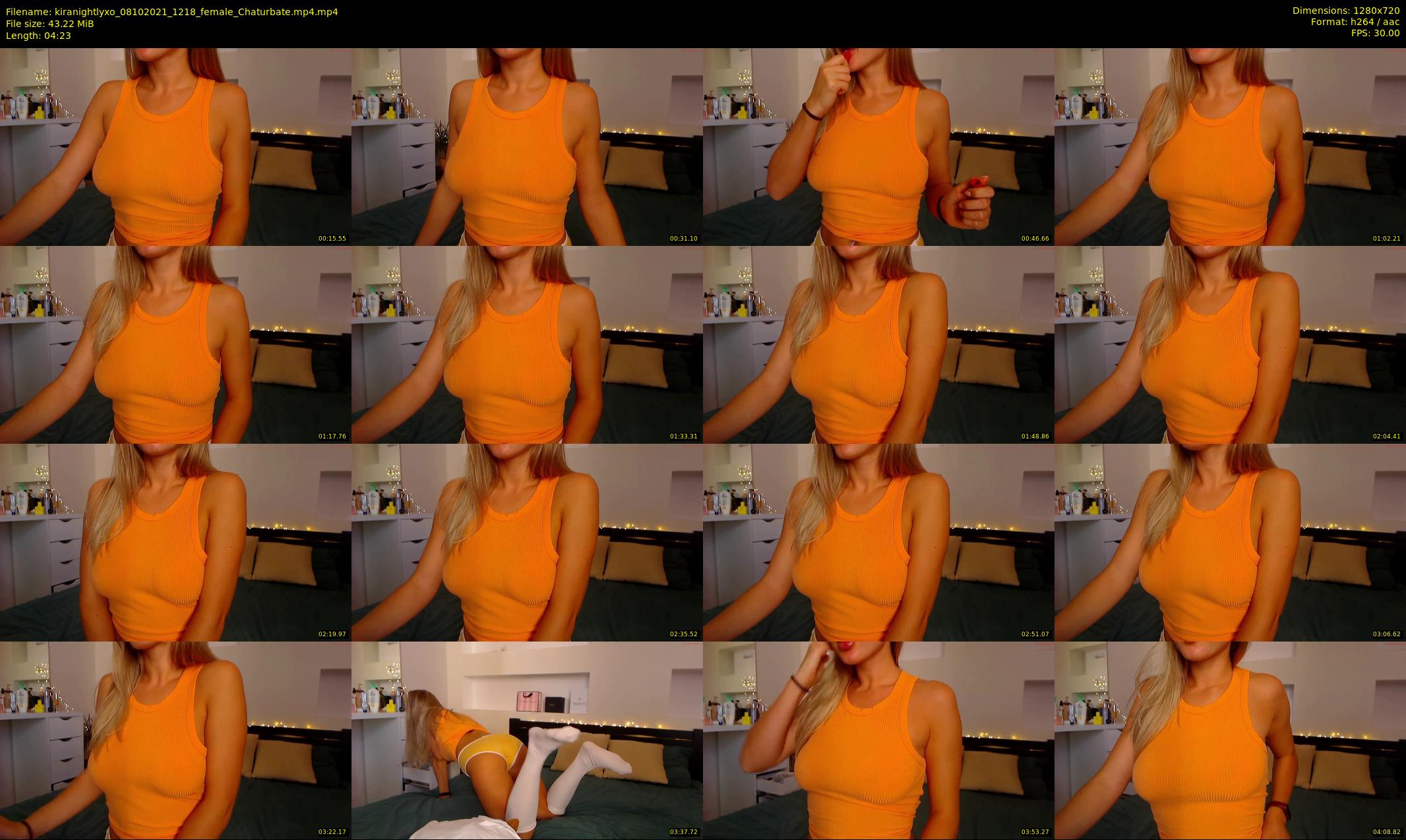 kiranightlyxo — 5 minute Chaturbate female cam show recording, 720p, Oct 8, 2021