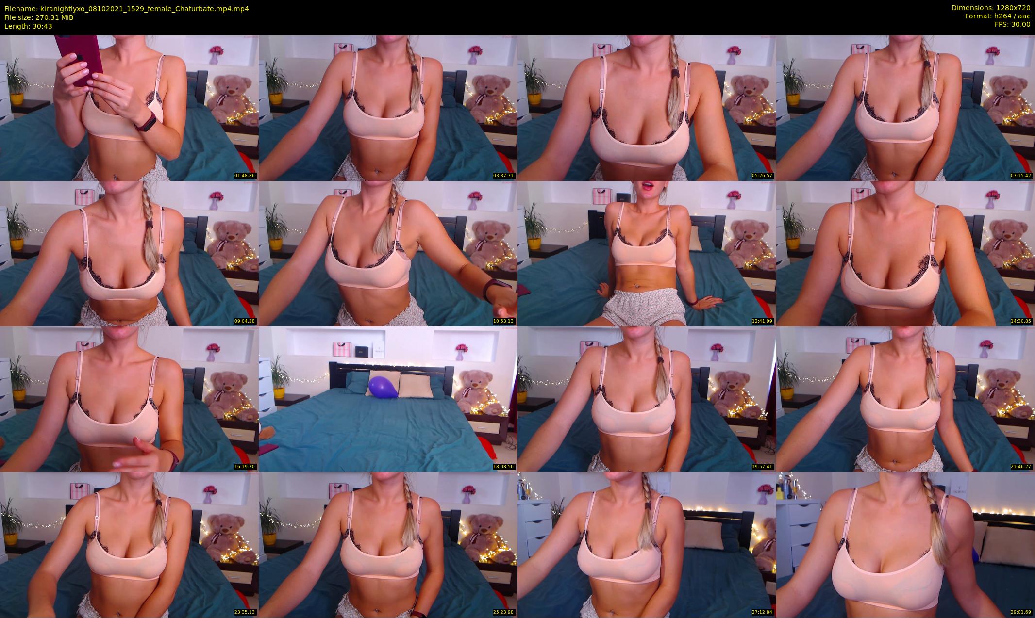 kiranightlyxo — 31 minute Chaturbate female cam show recording, 720p, Oct 8, 2021