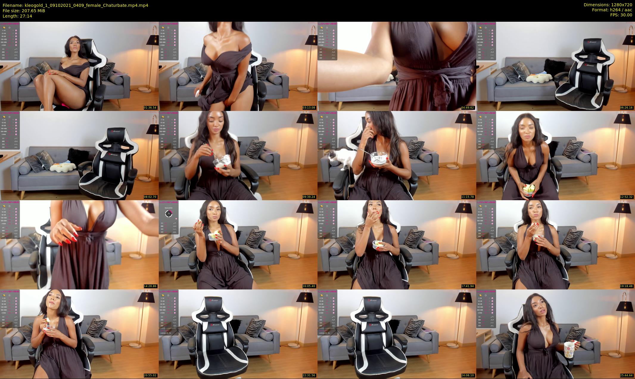 kleogold_1 — 28 minute Chaturbate female cam show recording, 720p, Oct 9, 2021