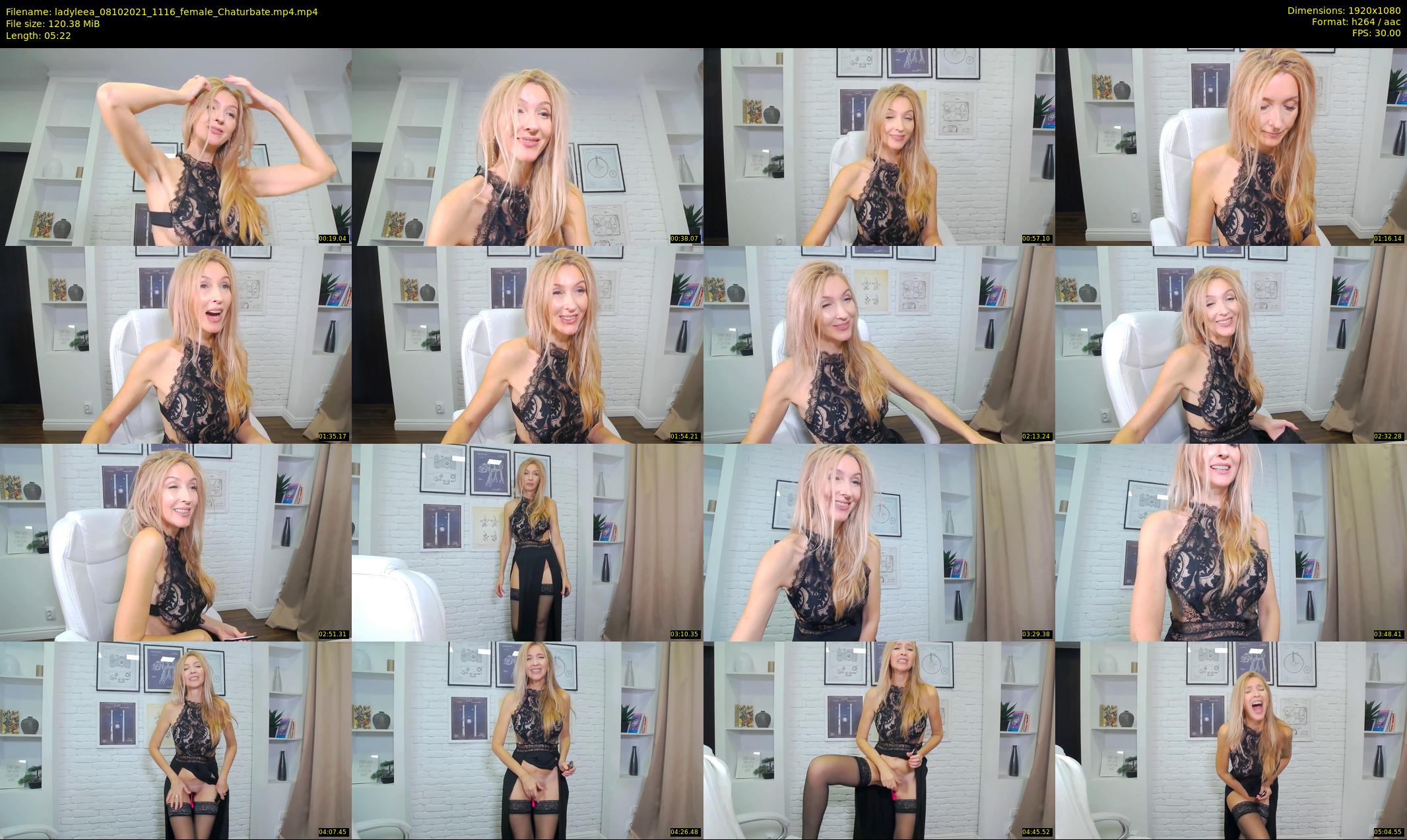 ladyleea — 6 minute Chaturbate female cam show recording, 1080p, Oct 8, 2021